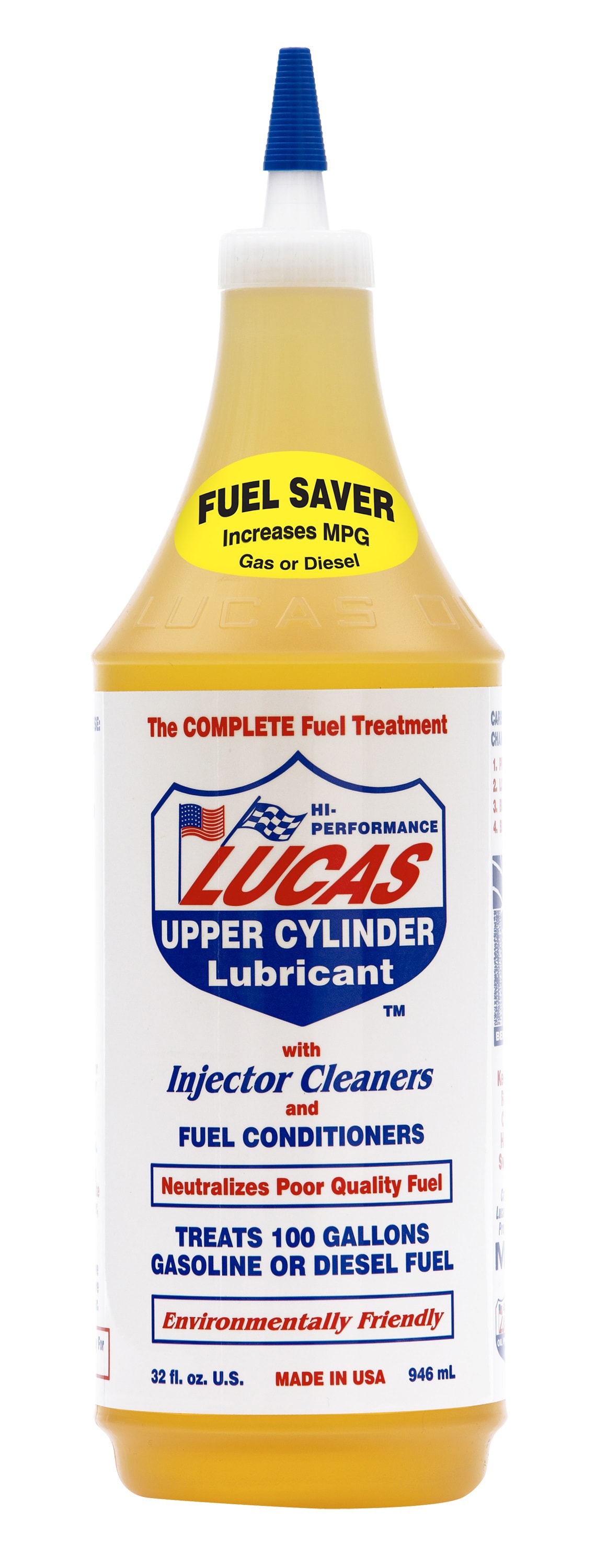 Lucas Oil Products Lucas Fuel Treatment 32 oz - Complete Fuel