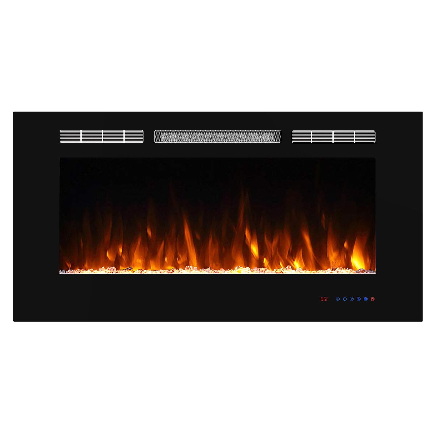 Clihome VL-EF42-BK 42-in W LED Electric Fireplace