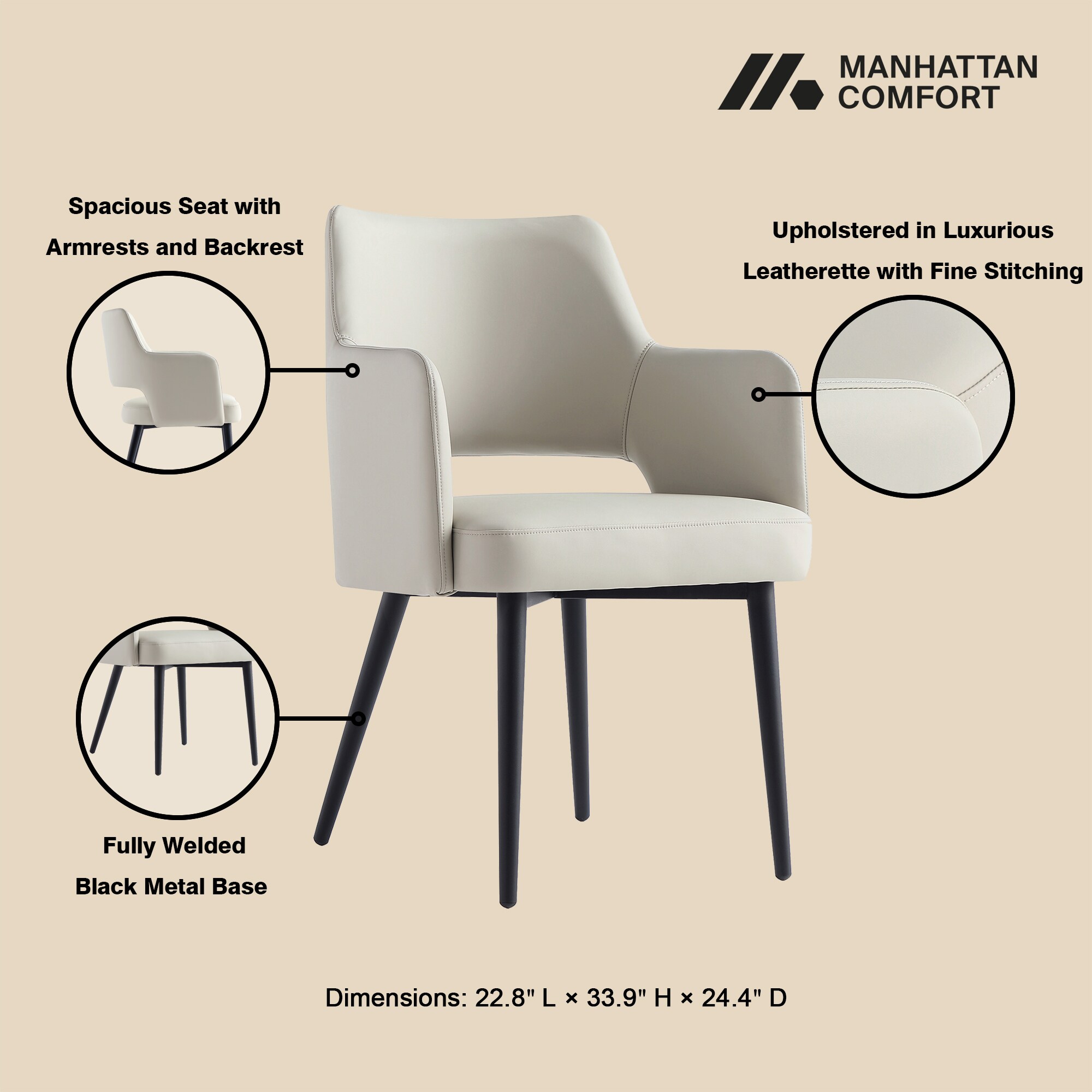 Manhattan Comfort 6-DC104-ST Dining-Chairs - View #6
