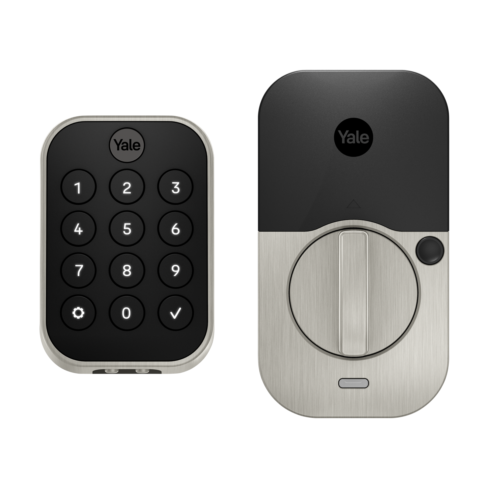 Yale Assure Lock 2 Norwood Bundle Satin Nickel Smart Lock Electronic Deadbolt and Handleset with Wifi Bluetooth Keypad B-YRD430-BLE-NW-619 Sansujyuku sansujyuku.com