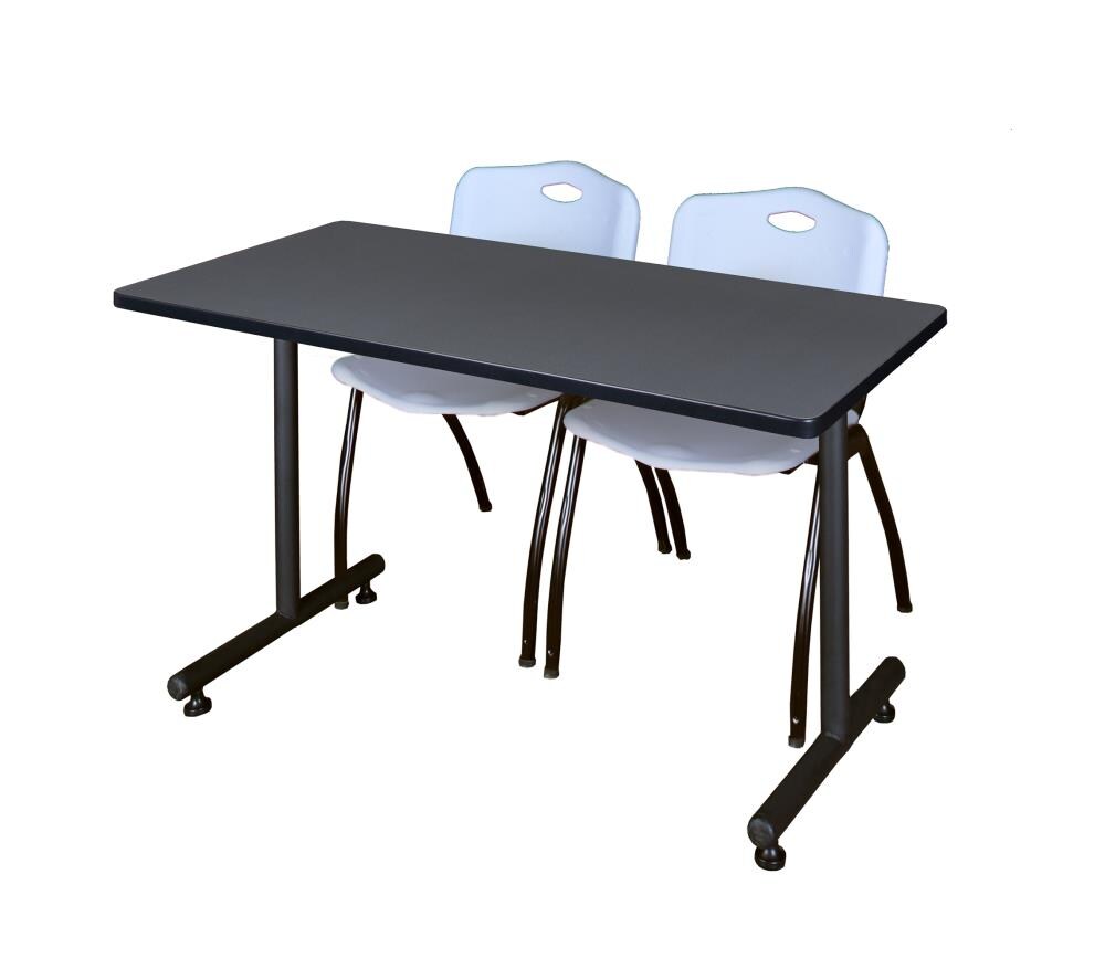 Regency MKTRCT4830GY47GY Training Gray 4-Person Training Table (48-in W x 29-in H)