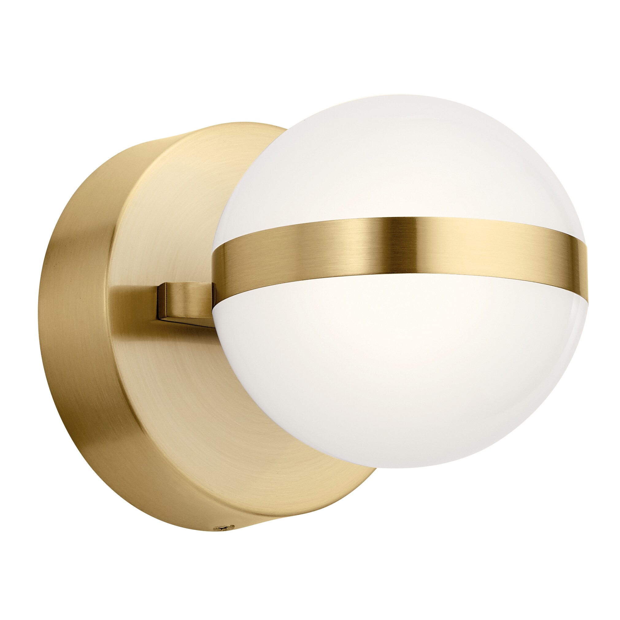 elan 85090CG Brettin 5.25-in 1 -Light Gold Integrated LED Modern/contemporary Vanity light