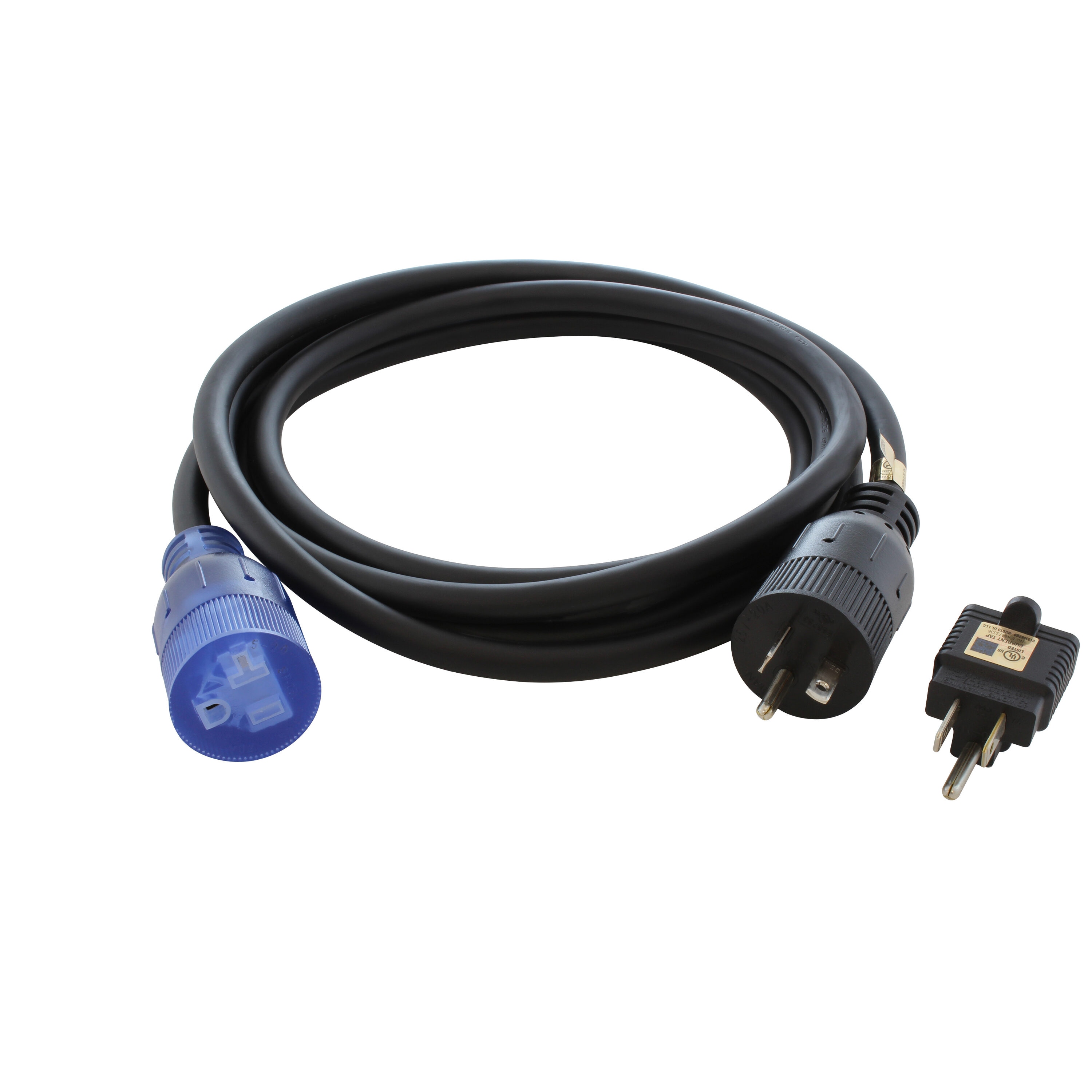 AC WORKS 15/20AEX-010 10-ft 12 / 3 3 Prong Black Indoor/Outdoor SJTW Heavy Duty General Extension Cord