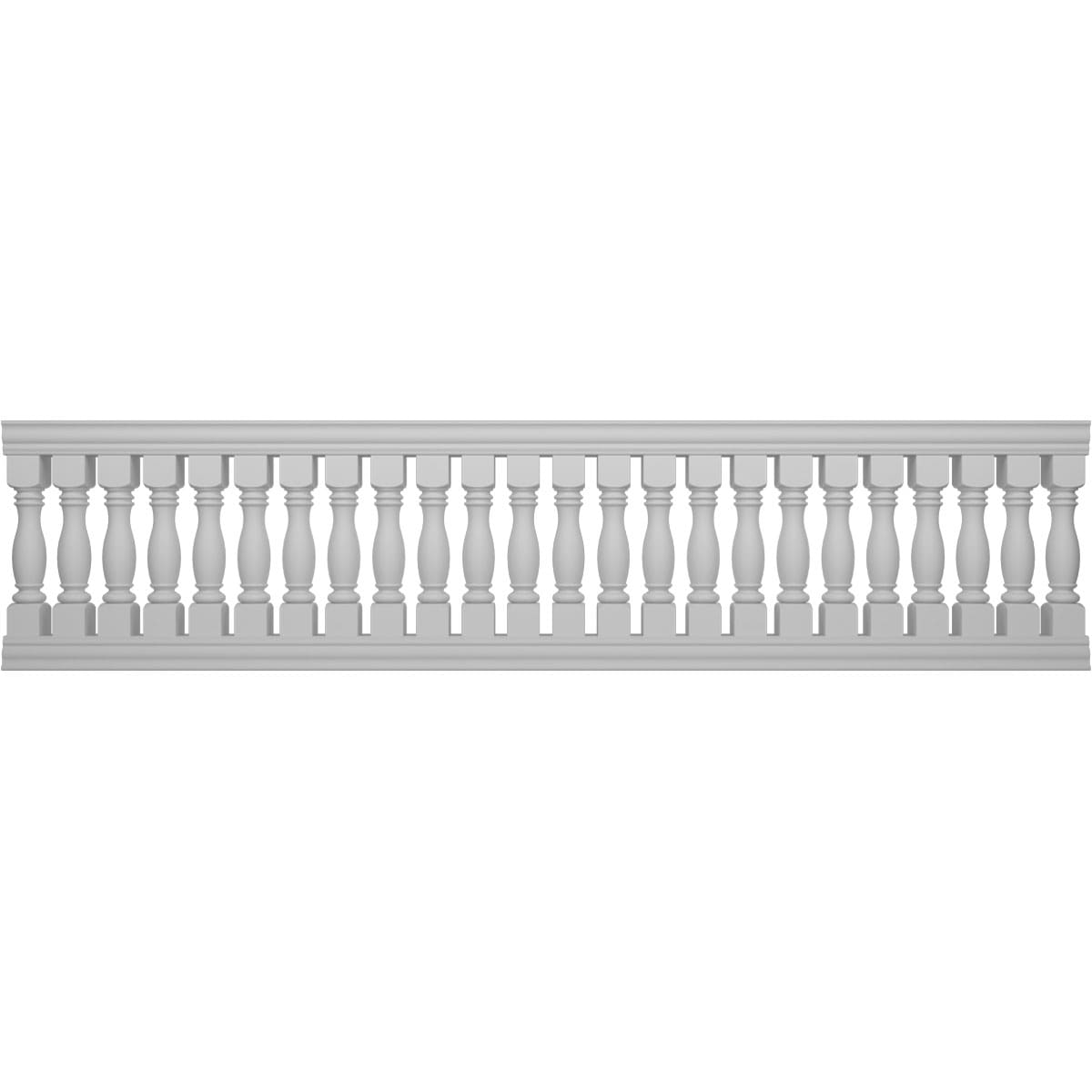 Ekena Millwork BALK42X168EMA FiberThane 14-ft x 42-in Embassy Fiberglass Deck Rail Kit