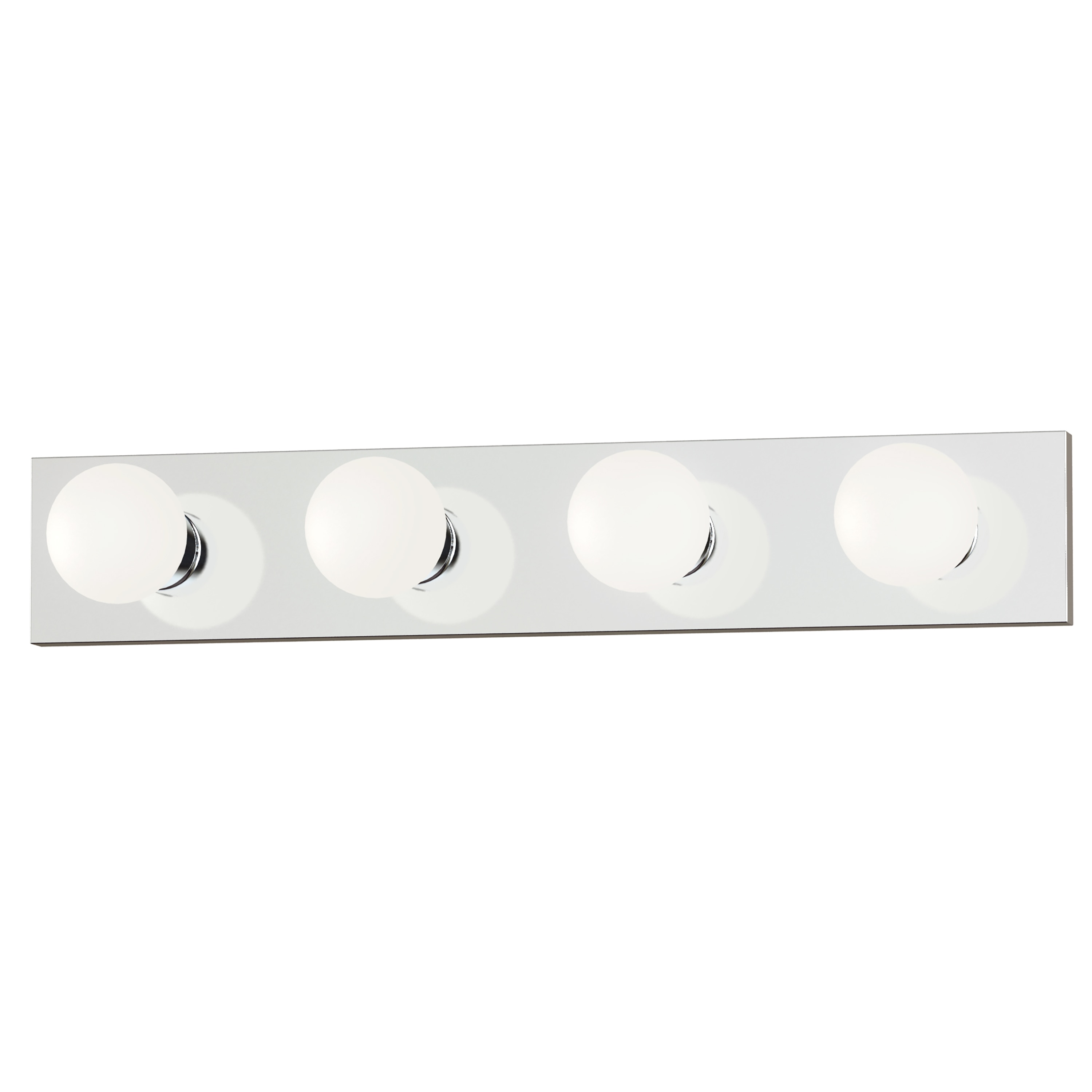 Maxim Lighting 4454PC Essentials 24-in 4 -Light Polished Chrome Modern/contemporary Vanity light