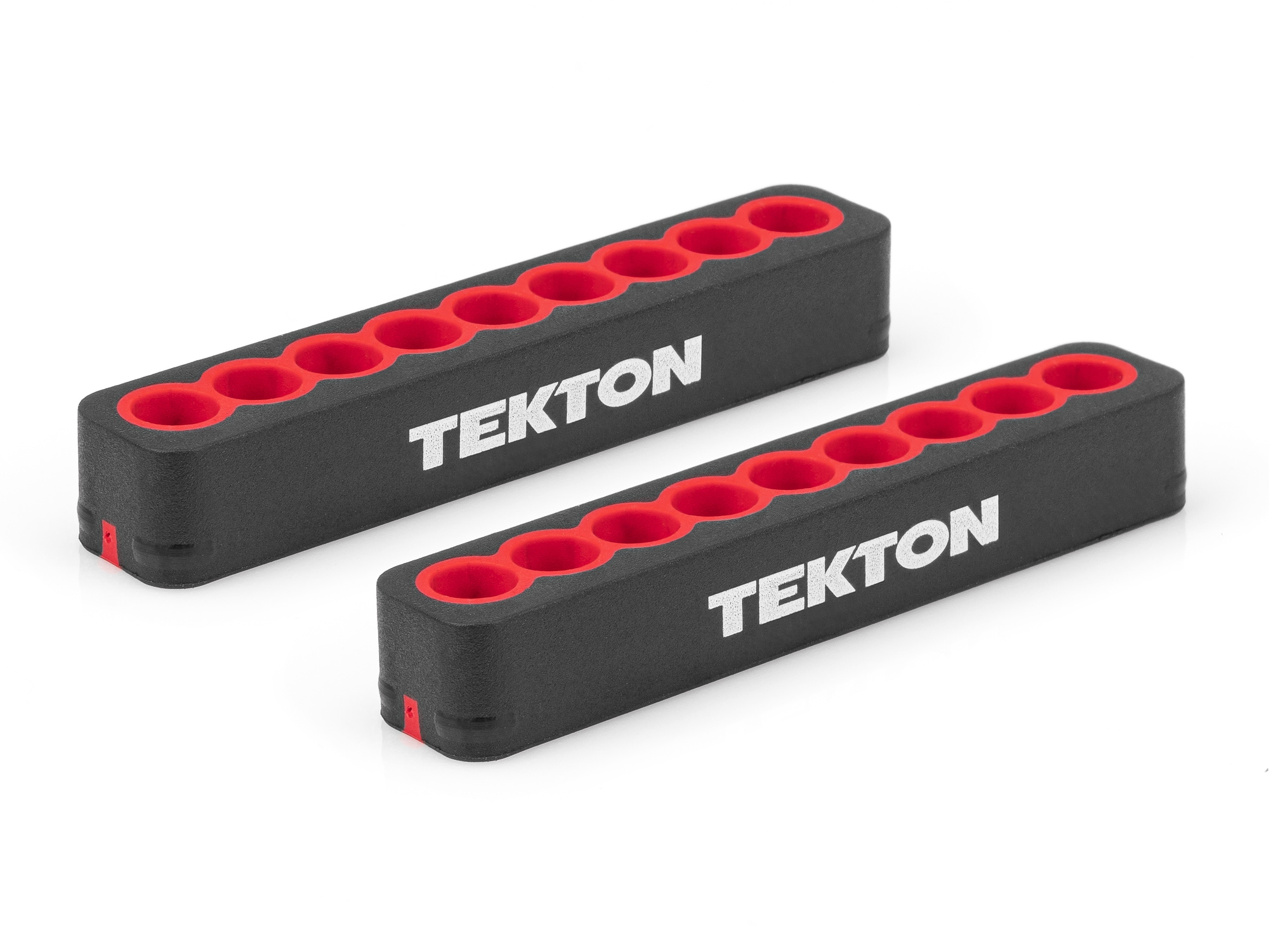 TEKTON ODB91000 Plastic/Rubber Tool holder 9-Tool 1/4 Inch Bit Rail Set 2-Piece