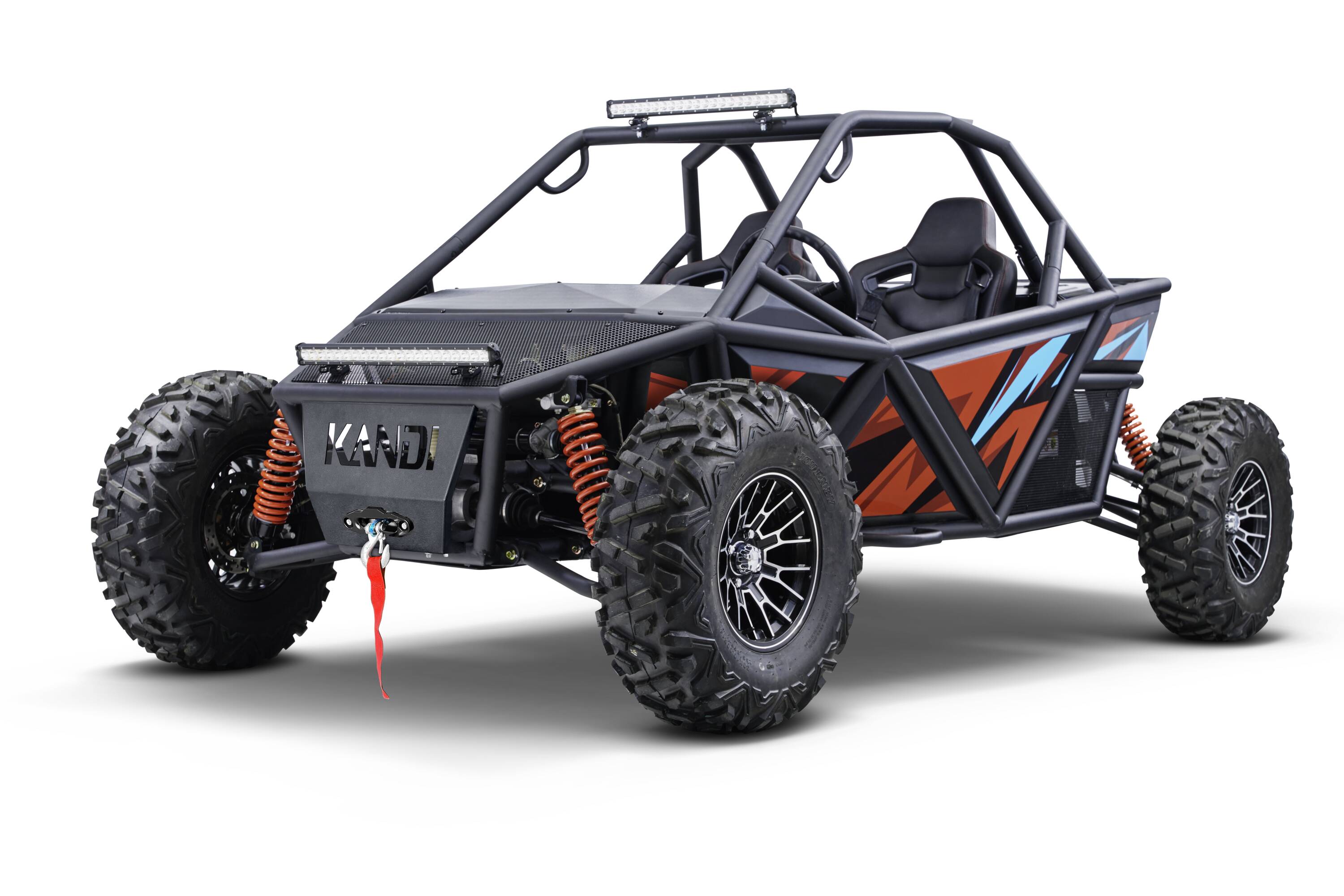 KANDI LOWLUKT9-BK Lucky T9 2 Seat Electric Utv- Black