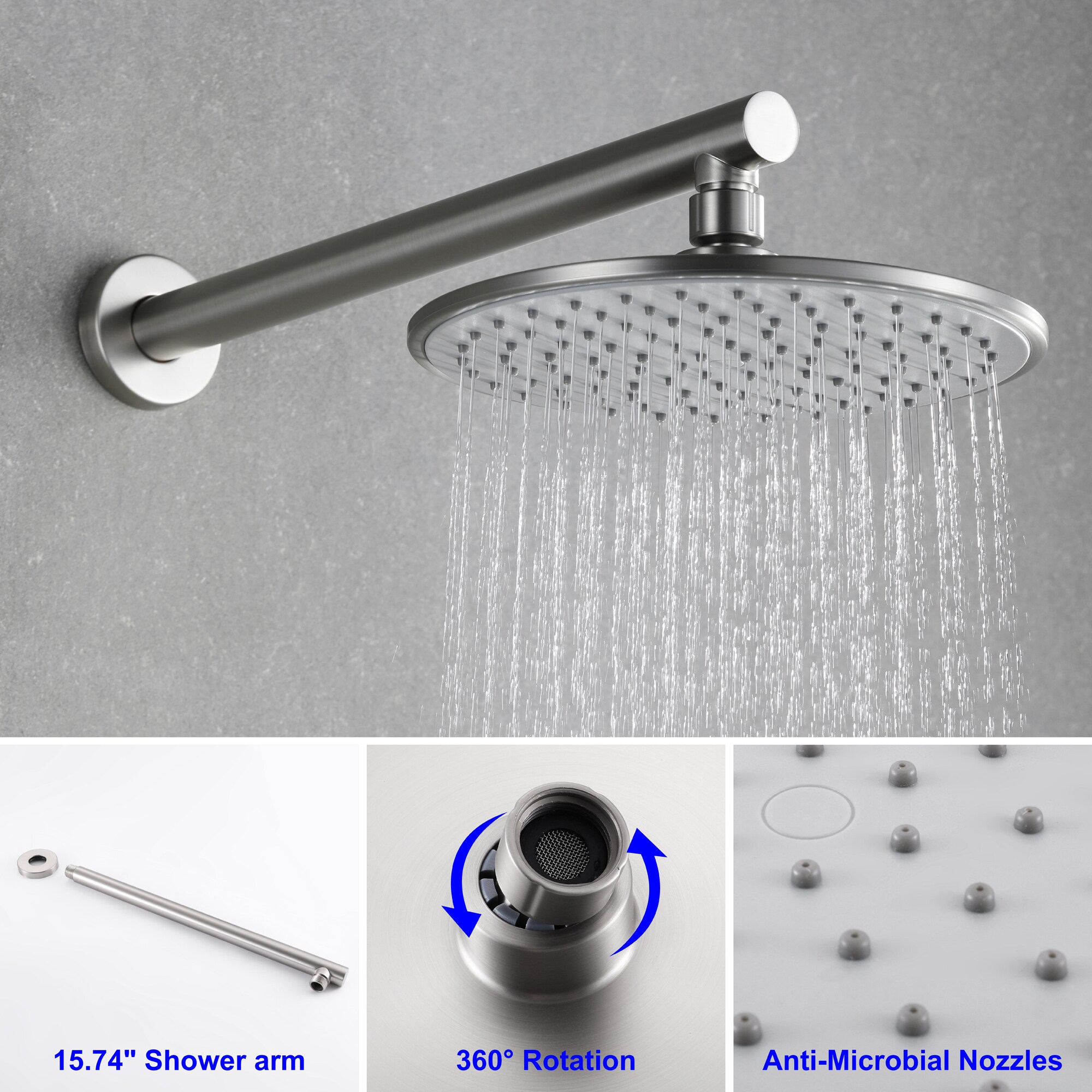Poinic CFA-BN-88040-9 Showerhead-Bar-Panels - View #11
