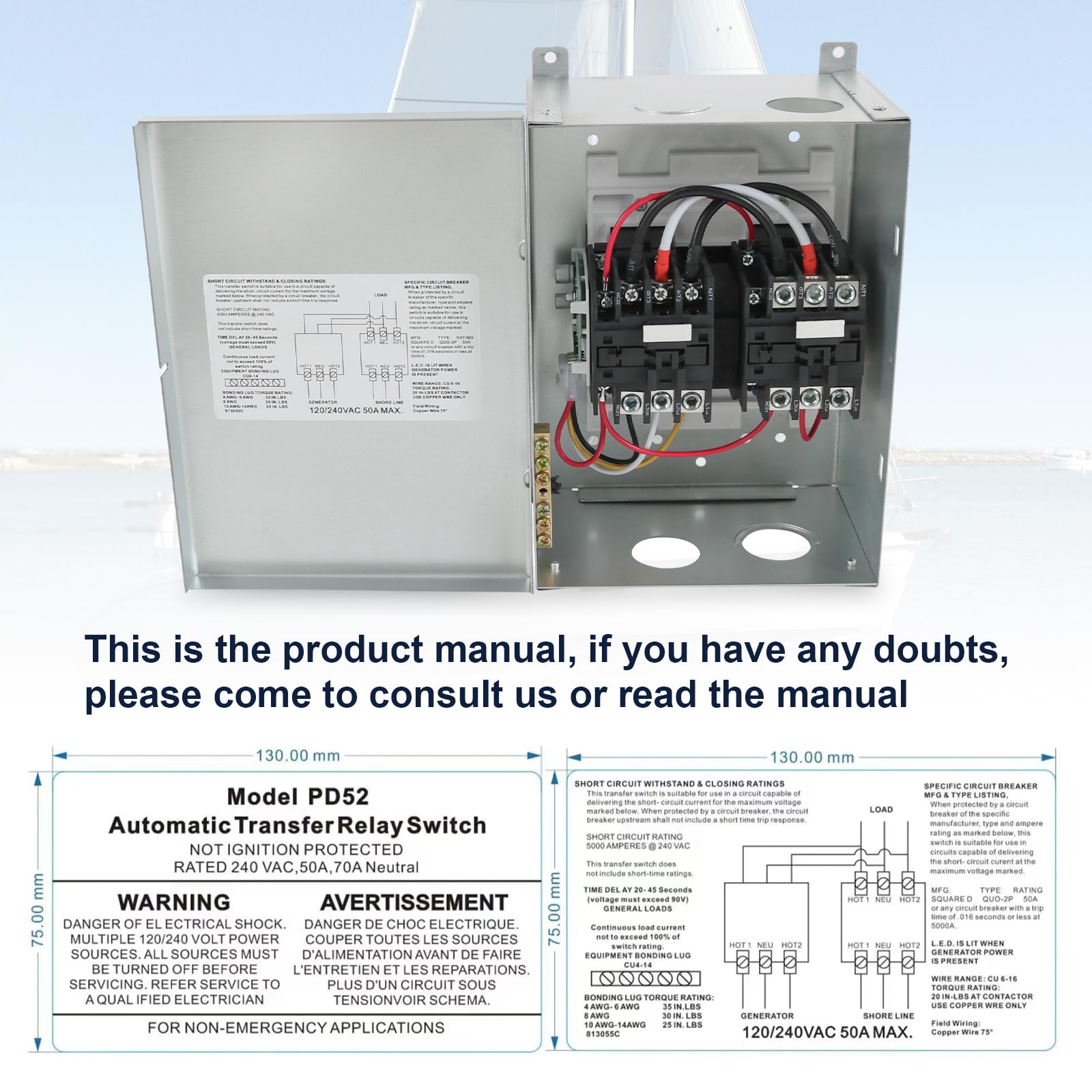 AOIZGMY LAZ0826Z0016 Transfer-Switch-Kit - View #6
