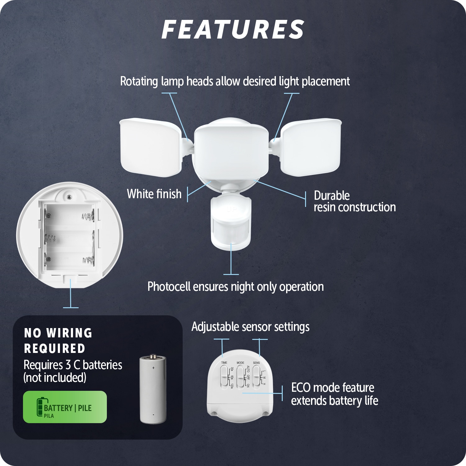 Globe Electric 91008815 Light-Sensors - View #5