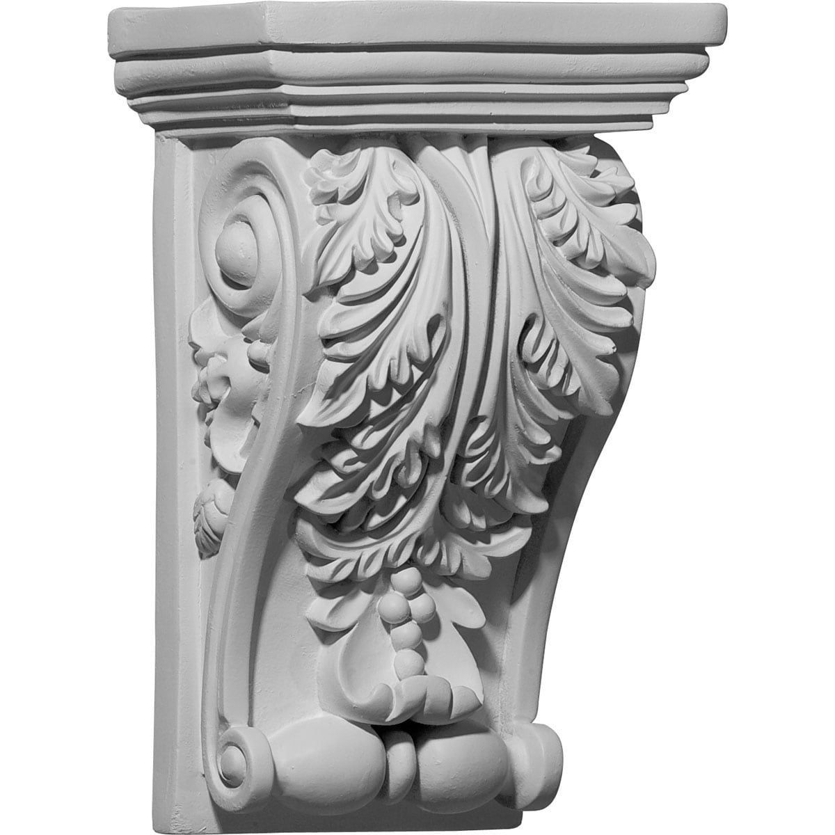 Ekena Millwork COR05X03X08ED 5.25-in x 3.25-in x 8.375-in Primed White Polyurethane Paintable Corbel
