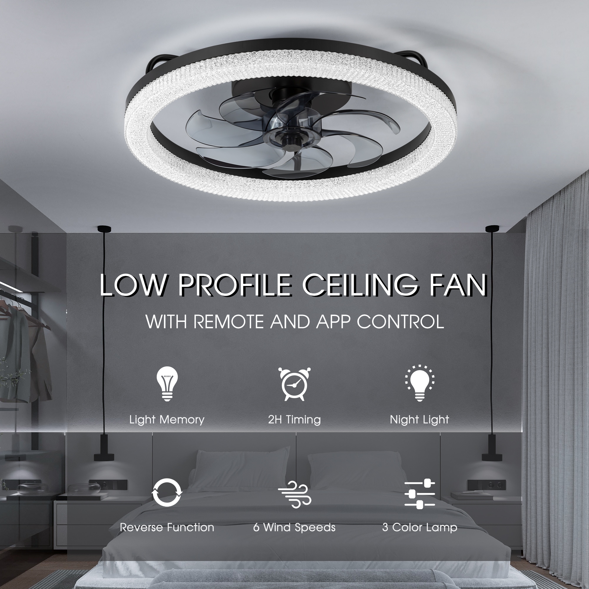 Breezary 33010-BK Ceiling-Fans - View #7