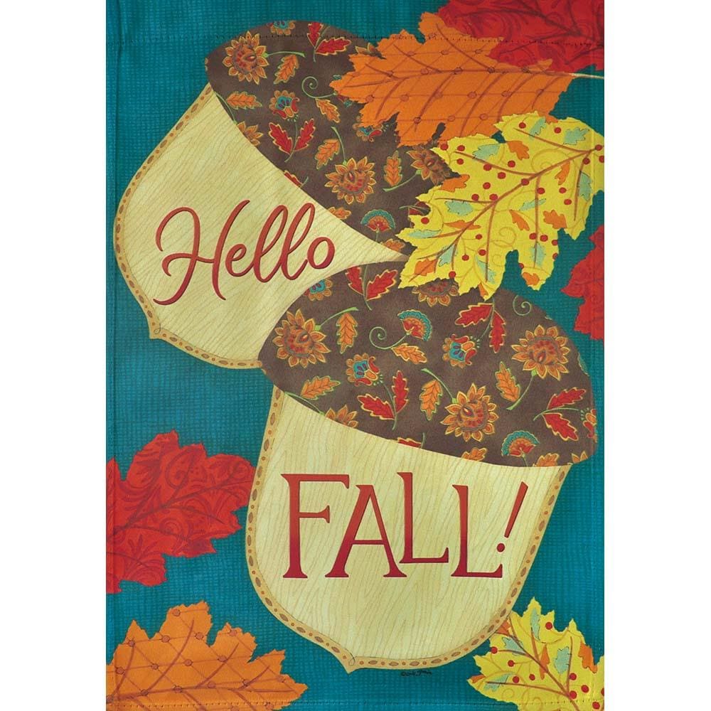 Rain Or Shine 1.04-ft W X 1.5-ft H Fall Garden Flag In The Decorative 