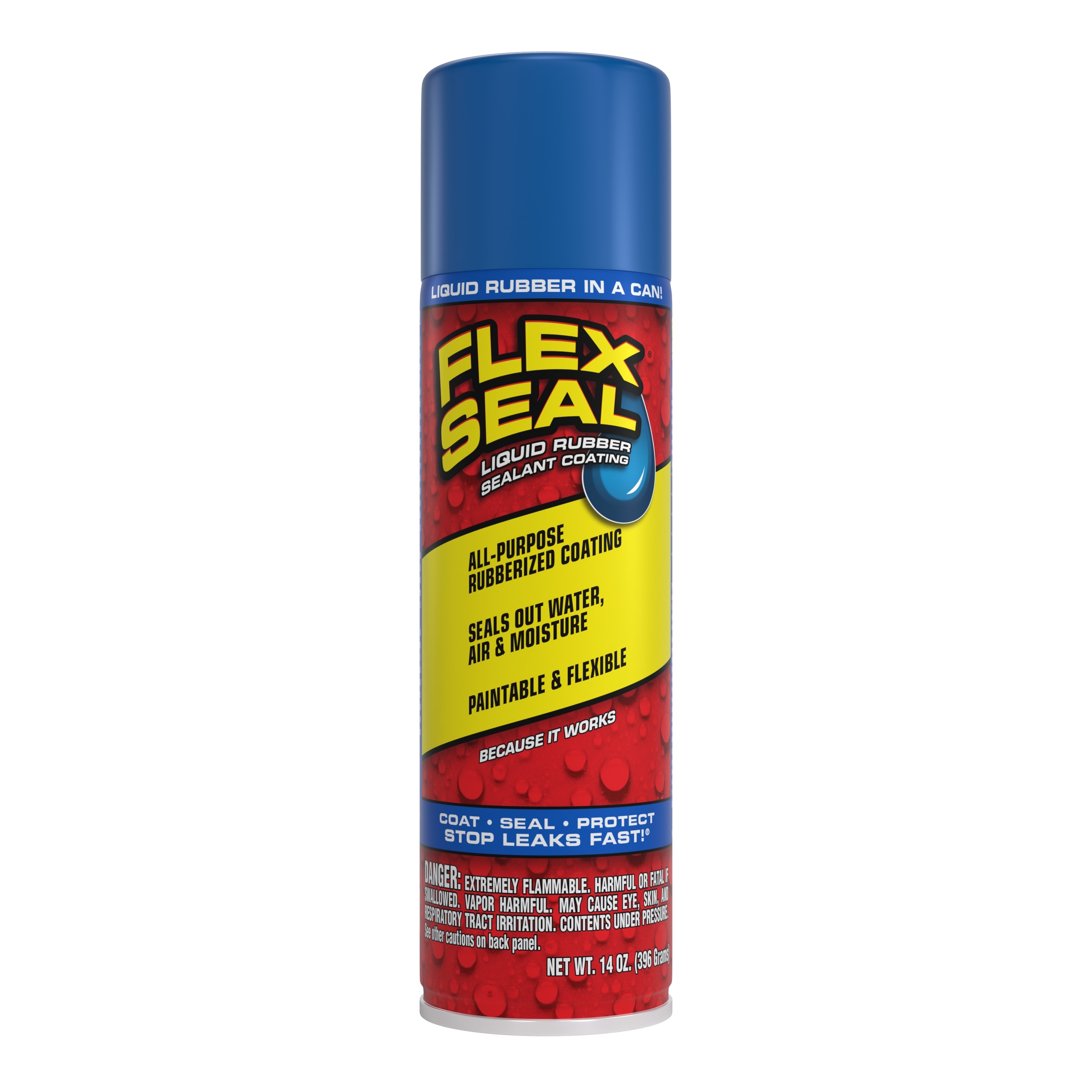 Flex Seal 14-fl oz Blue Aerosol spray Waterproof Rubberized Coating