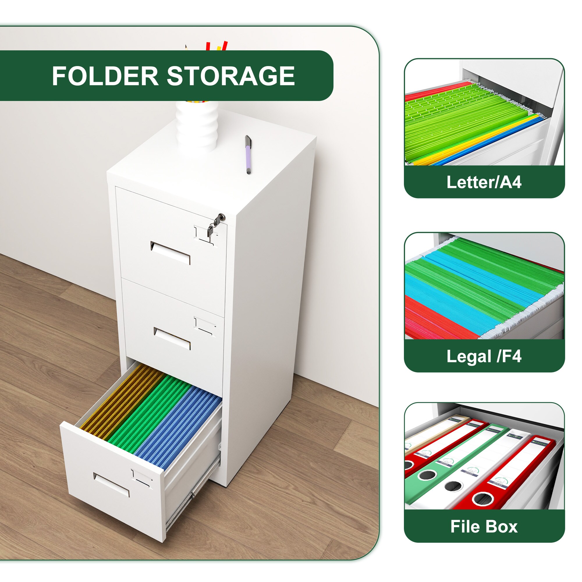 Kahomvis O4-QPMAKE-03 Storage-Cabinets - View #5