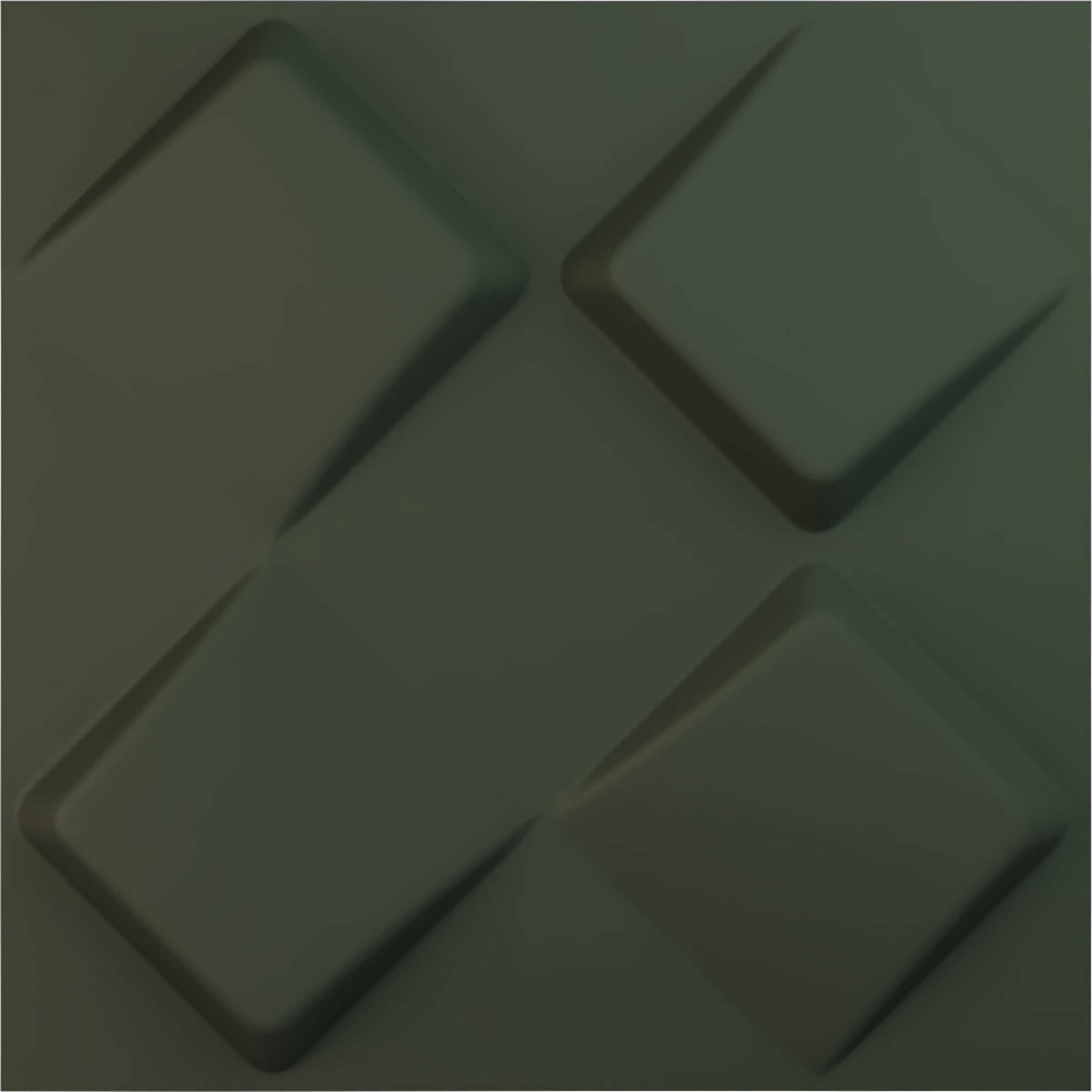 Ekena Millwork WP20X20BYGHC-CASE-12 19-5/8-in x 19-5/8-in Embossed Paintable/Stainable Green PVC Wall Panel ( 12 -Pack, Covers 32.04-sq ft )