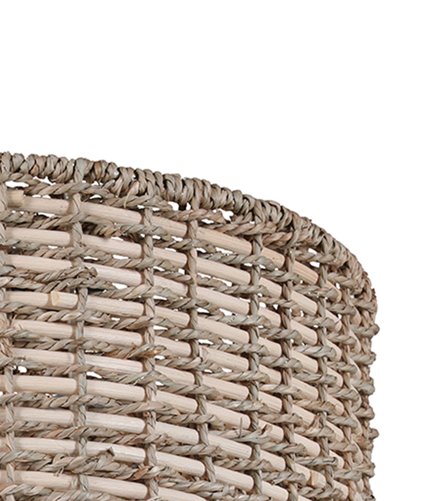 allen + roth Adara 1-Light 13.625-in Black Canopy with Natural Rattan ...