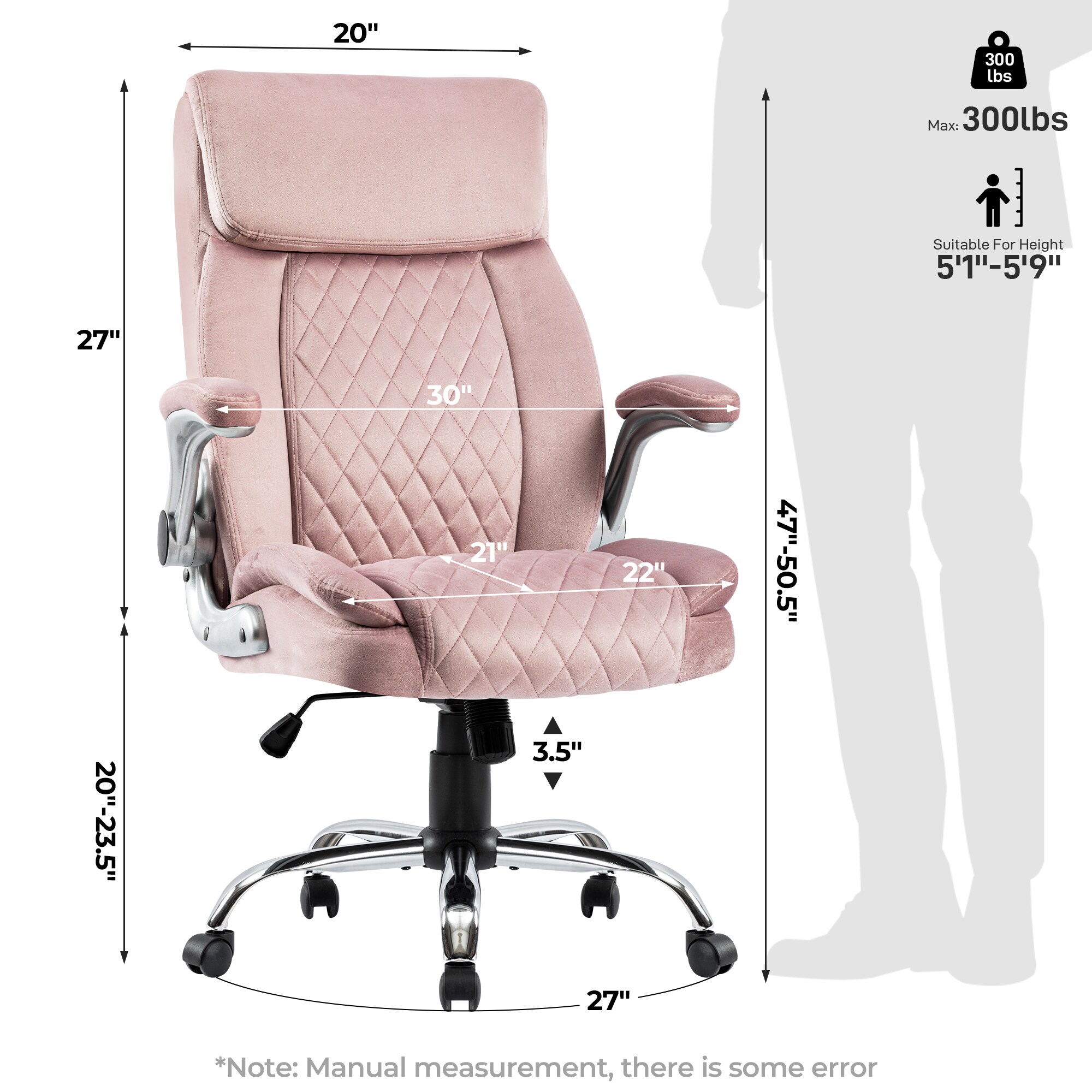 WELLFOR TRX-159AM Office-Chairs - View #5