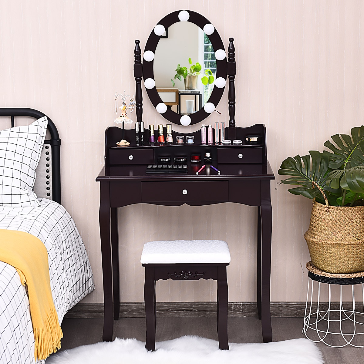 Costway CSHY001329 Bedroom-Vanities - View #4