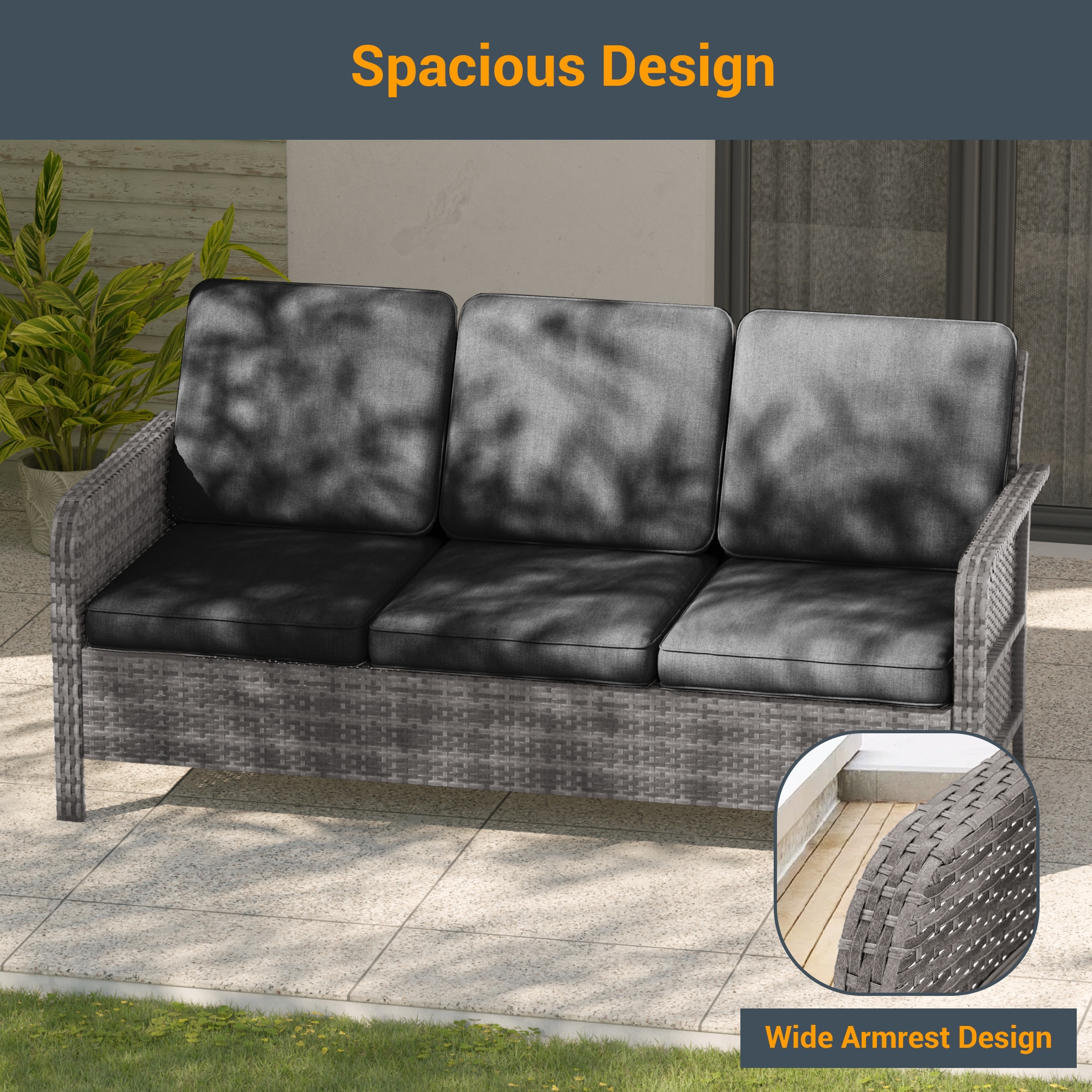 Sonkuki SD-PS-155HBK Patio-Conversation-Sets - View #7