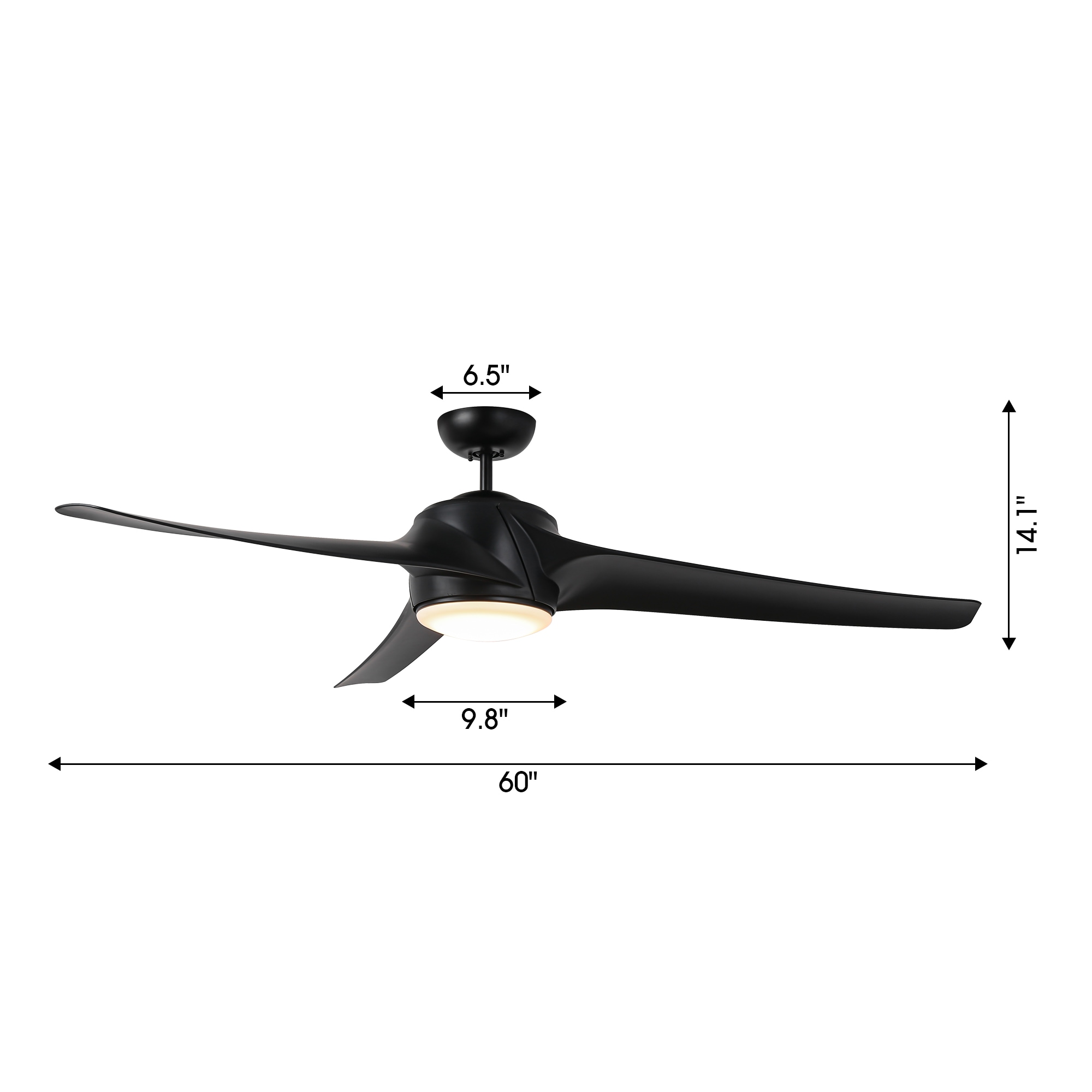 Matrix Decor CF860BQ Ceiling-Fans - View #3