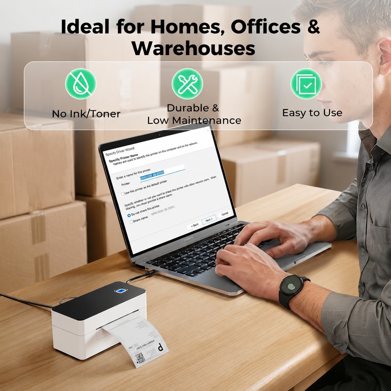 Adrinfly LAD0730D009 printers - View #6
