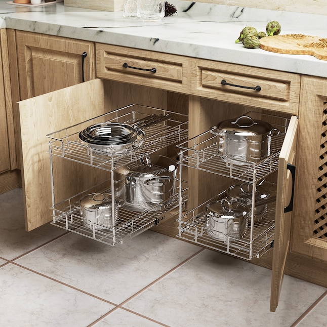Homlux Pull Out Cabinet Organizer 11 In