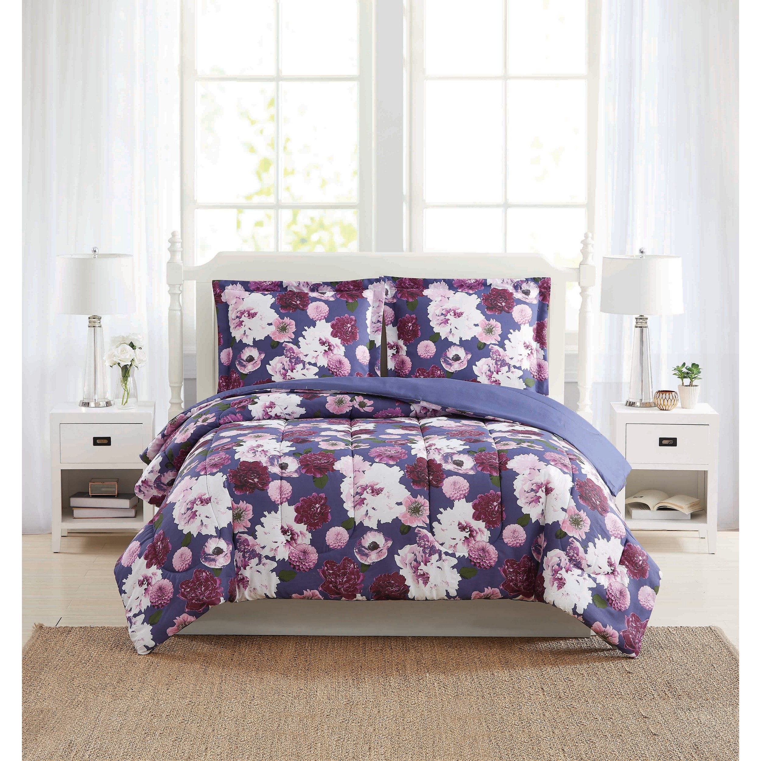 Style 212 CS3315TW-1540 Bloomy 2-Piece Multiple Twin Extra Long Comforter Set