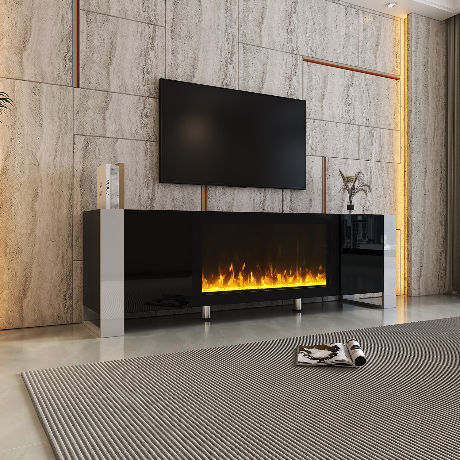 SINOFURN SYC070020GY Electric-Fireplaces - View #17