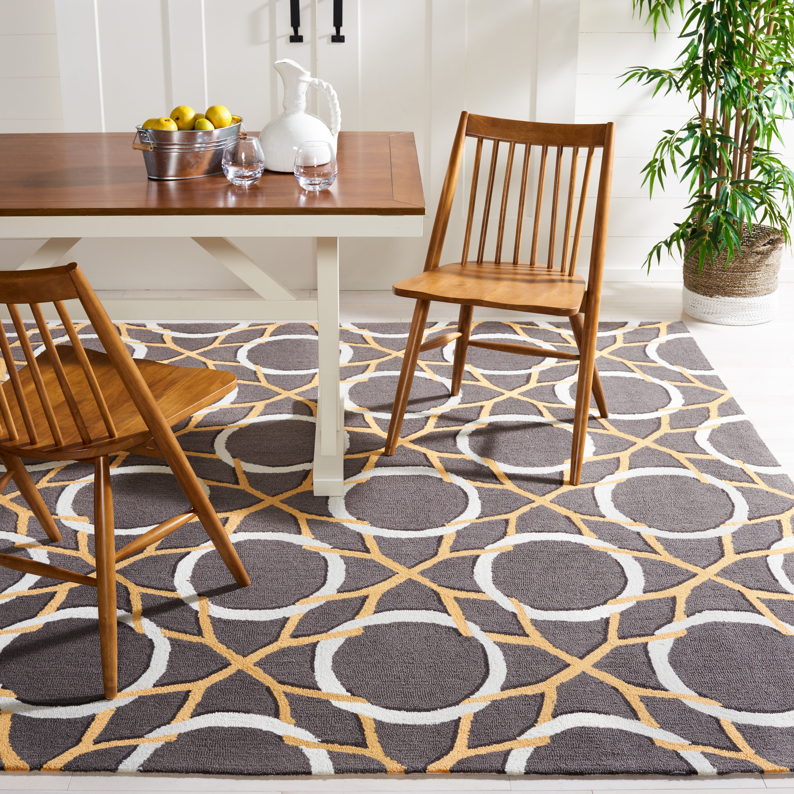 Safavieh - Four Seasons 238B Grey Ivory 8ft x 10ft Contemporary Rug