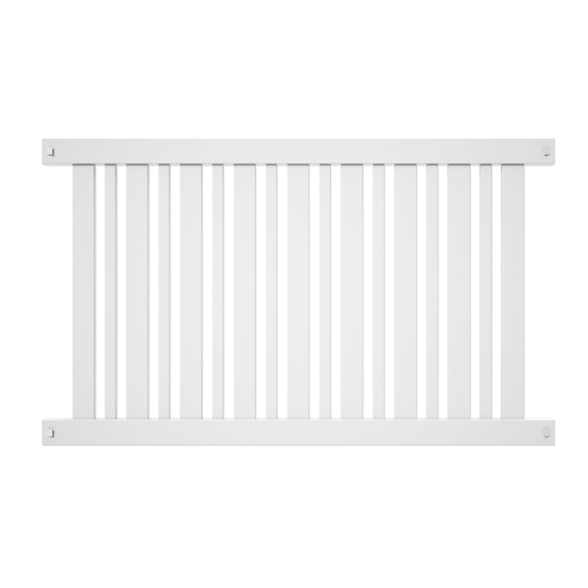 Outdoor Essentials Evanston 6-ft H x 4-in W White Vinyl Corner Fence Post (Unassembled)