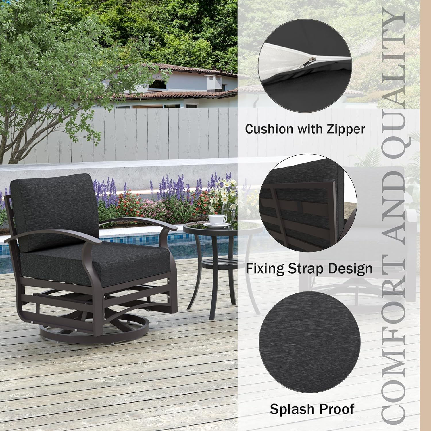 ALAULM LS-ASR-BLACK Patio-Chairs - View #5