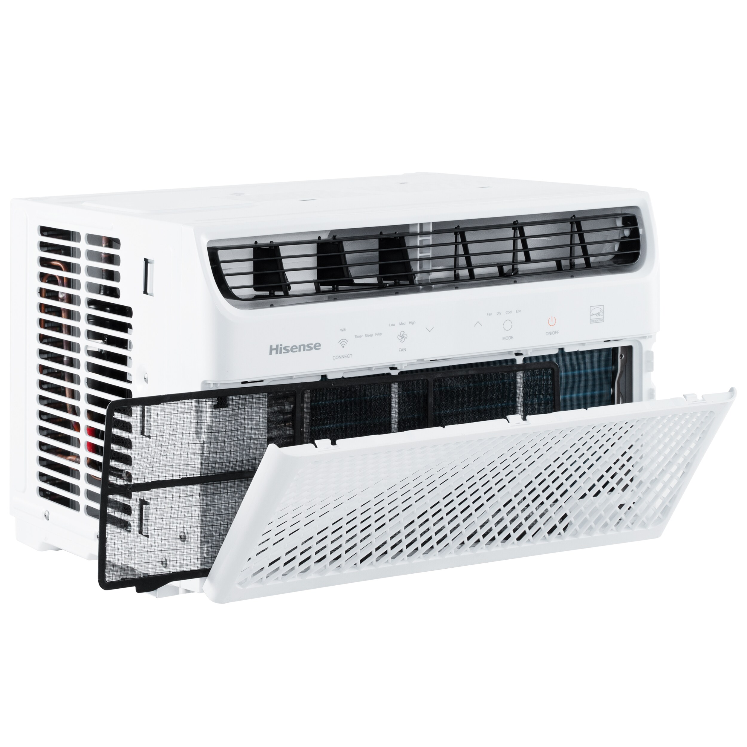 Hisense 350-sq ft Window Air Conditioner with Remote (115-Volt, 8000-BTU) Wi-Fi enabled