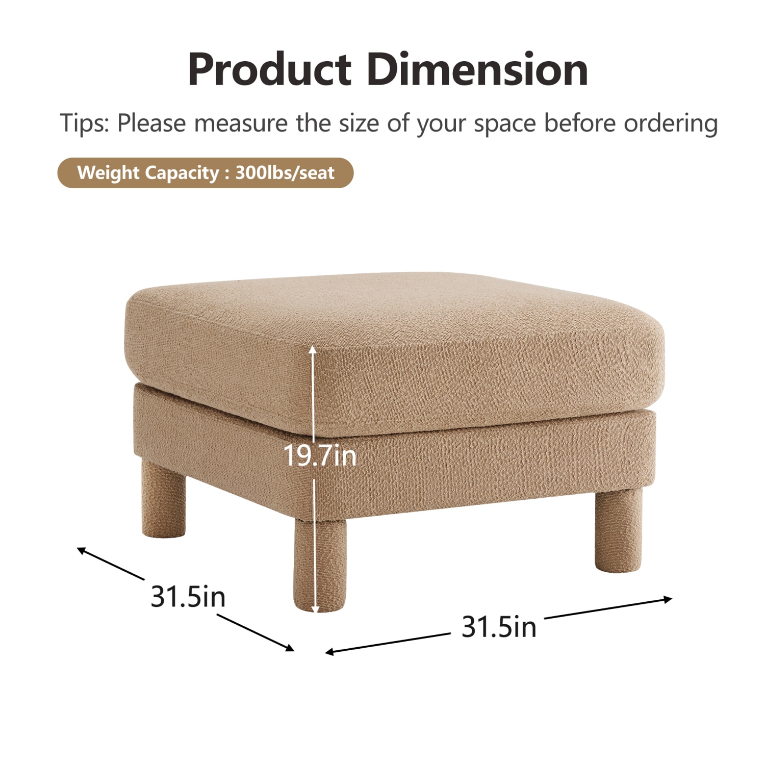 Streamdale Furniture W3041P337409 Indoor-Ottomans - View #2