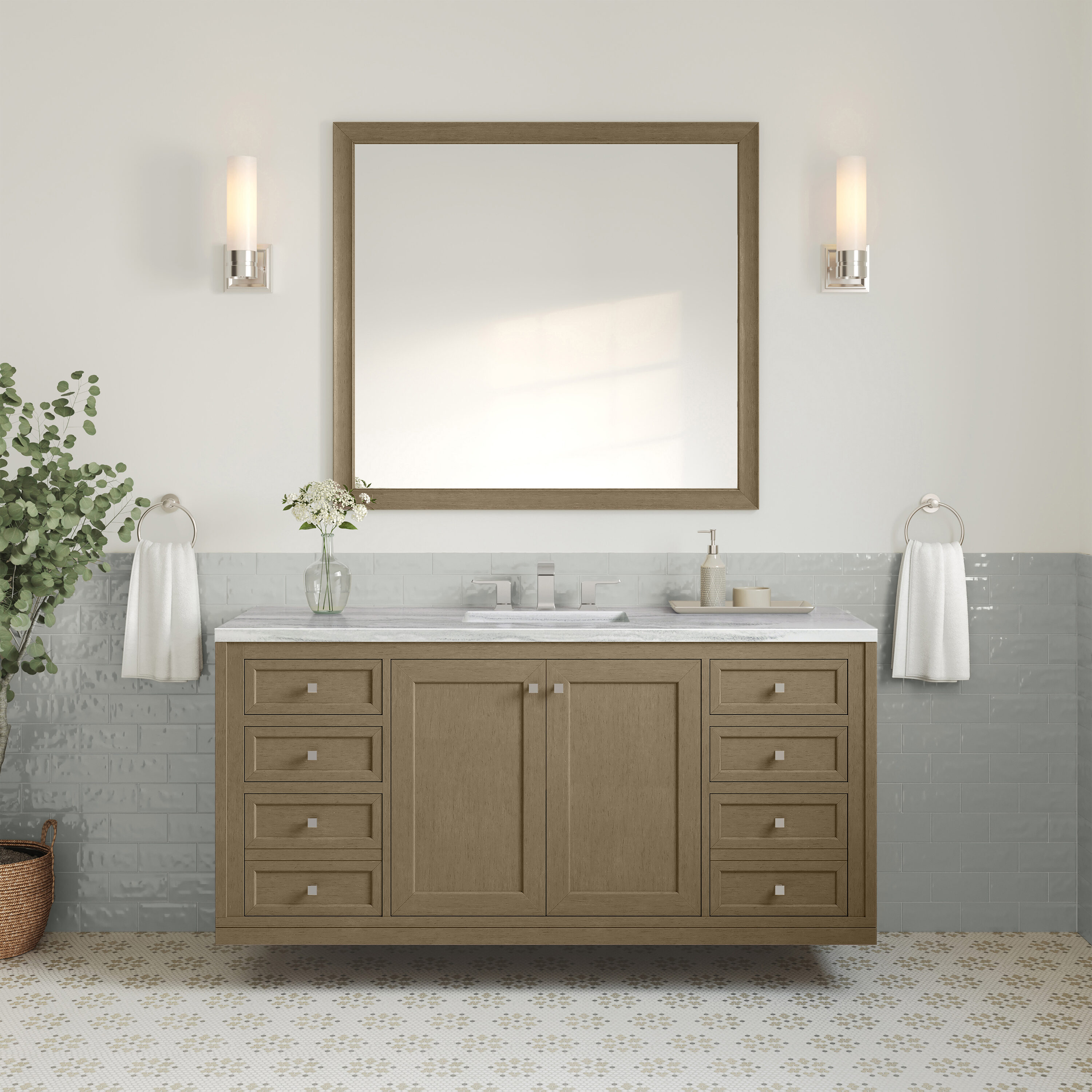 James Martin Vanities 503-V60S-WLW-3AF Bath-Vanity-Combo - View #6