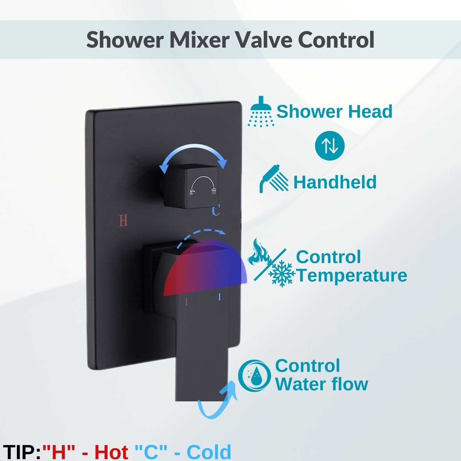 waterpar WPLO-SH13 Showerhead-Bar-Panels - View #9
