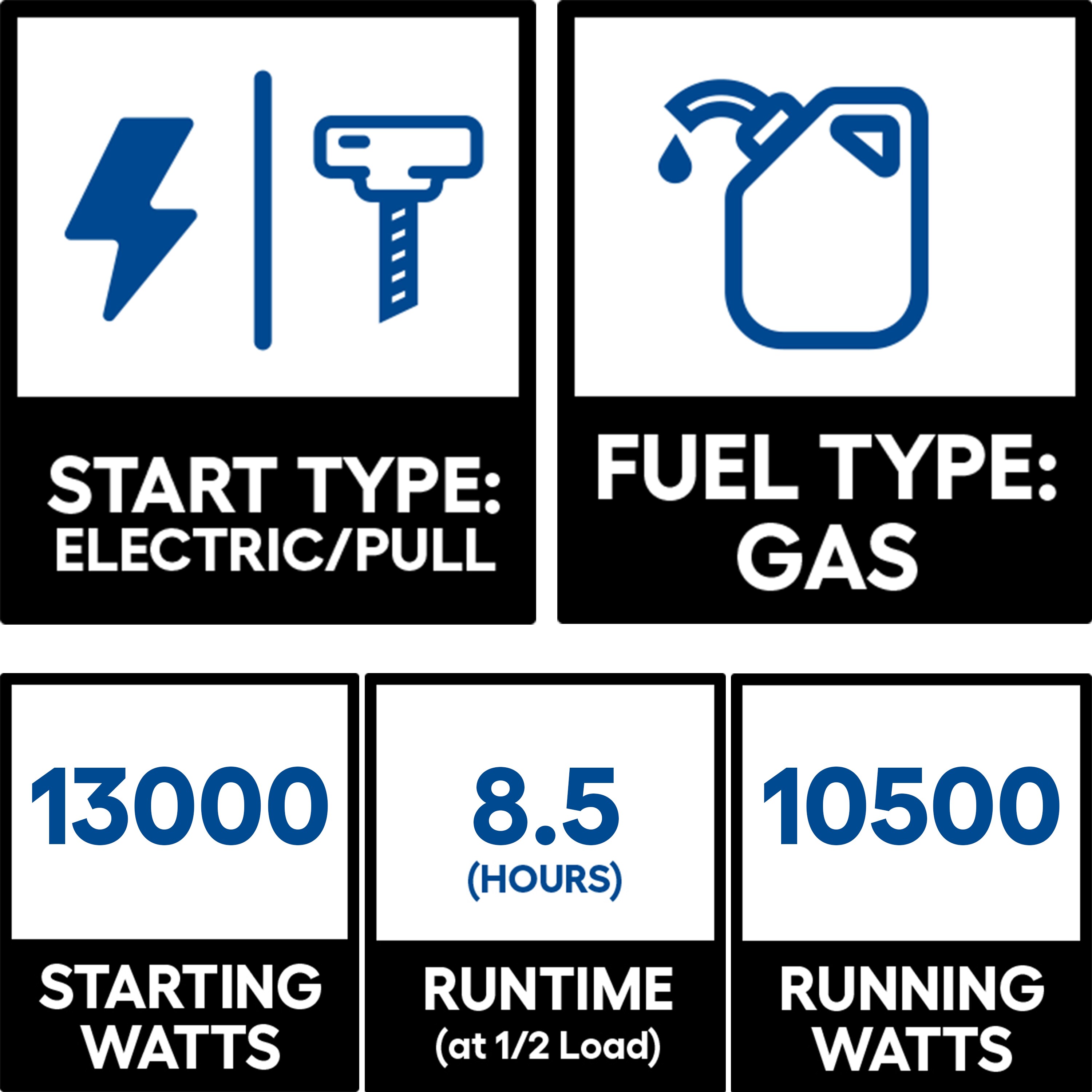 DuroMax XP13000E Portable-Generators - View #2