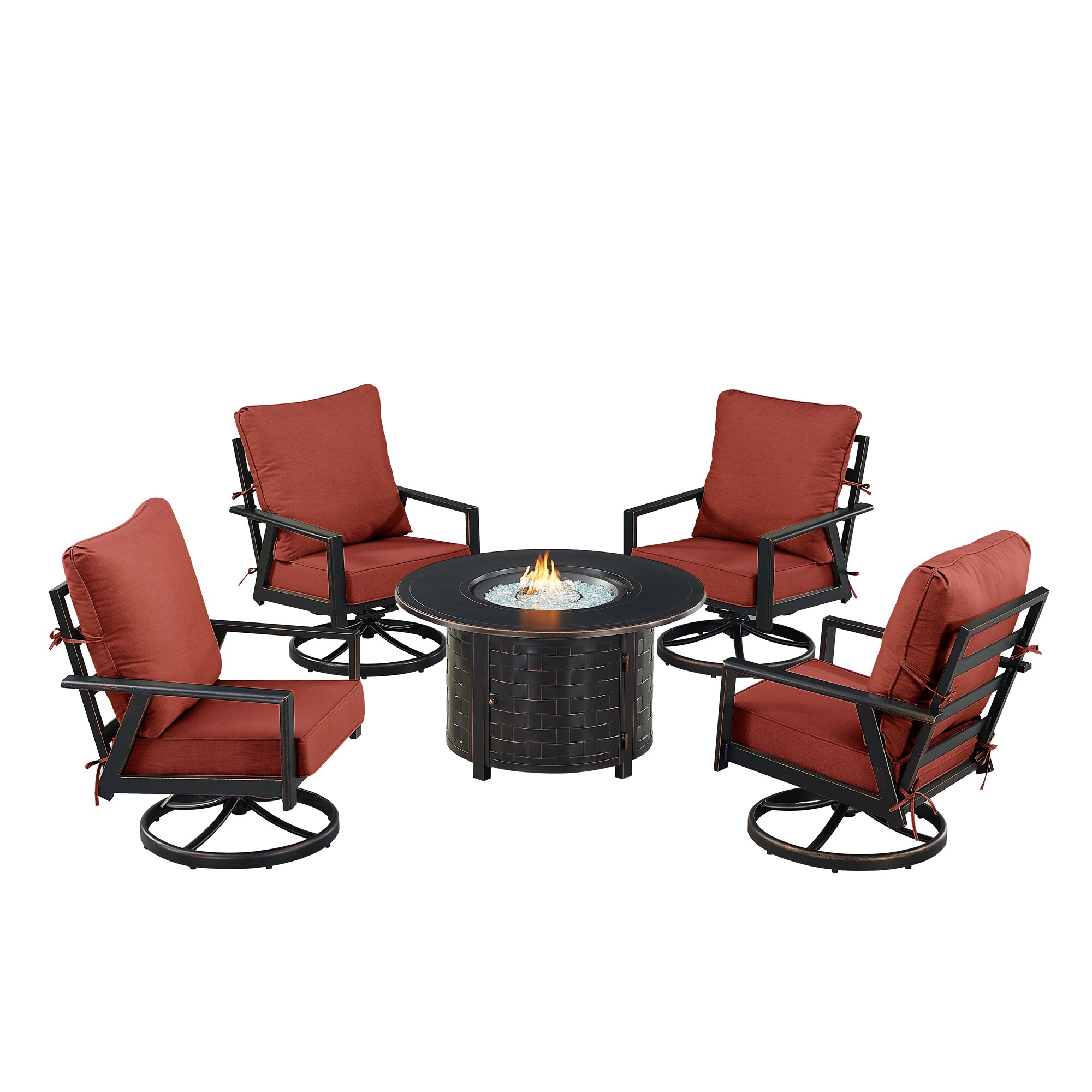 Oakland Living LUX4CHRICORDCUIBA Patio-Conversation-Sets - View #2