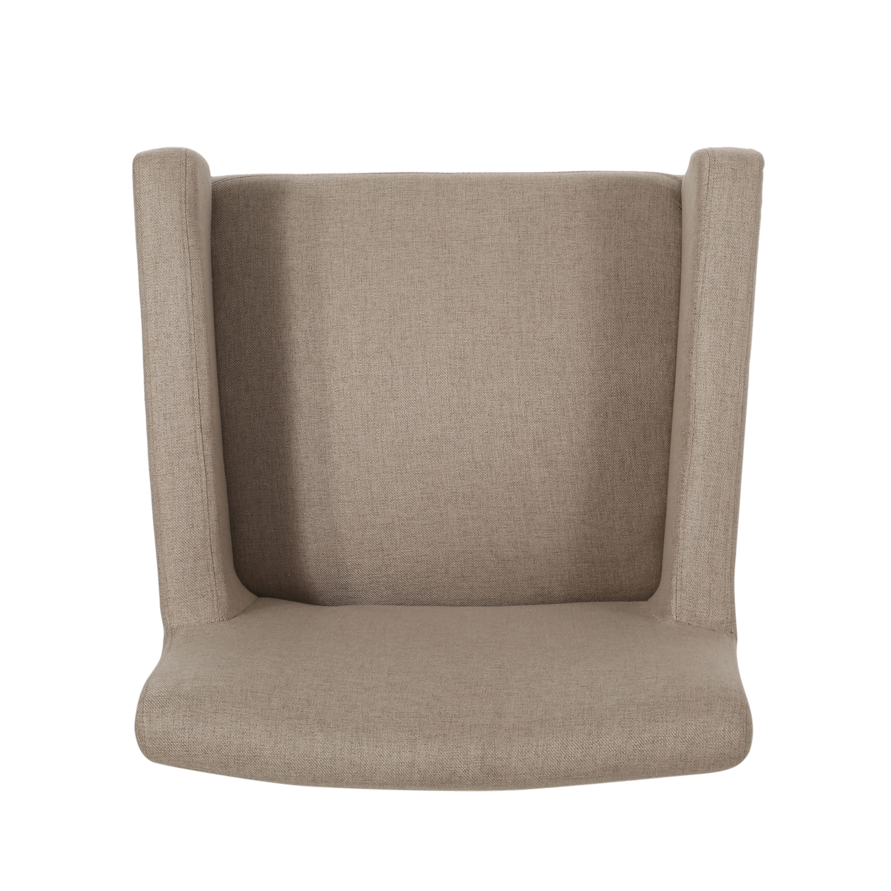 Best Selling Home Decor Clare Modern Taupe And Espresso Accent Chair In   62653367 