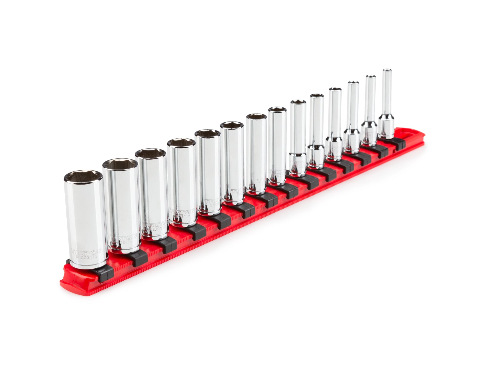 TEKTON SHD90113 1/4-in Drive Metric Deep Socket Set 14 -Pieces