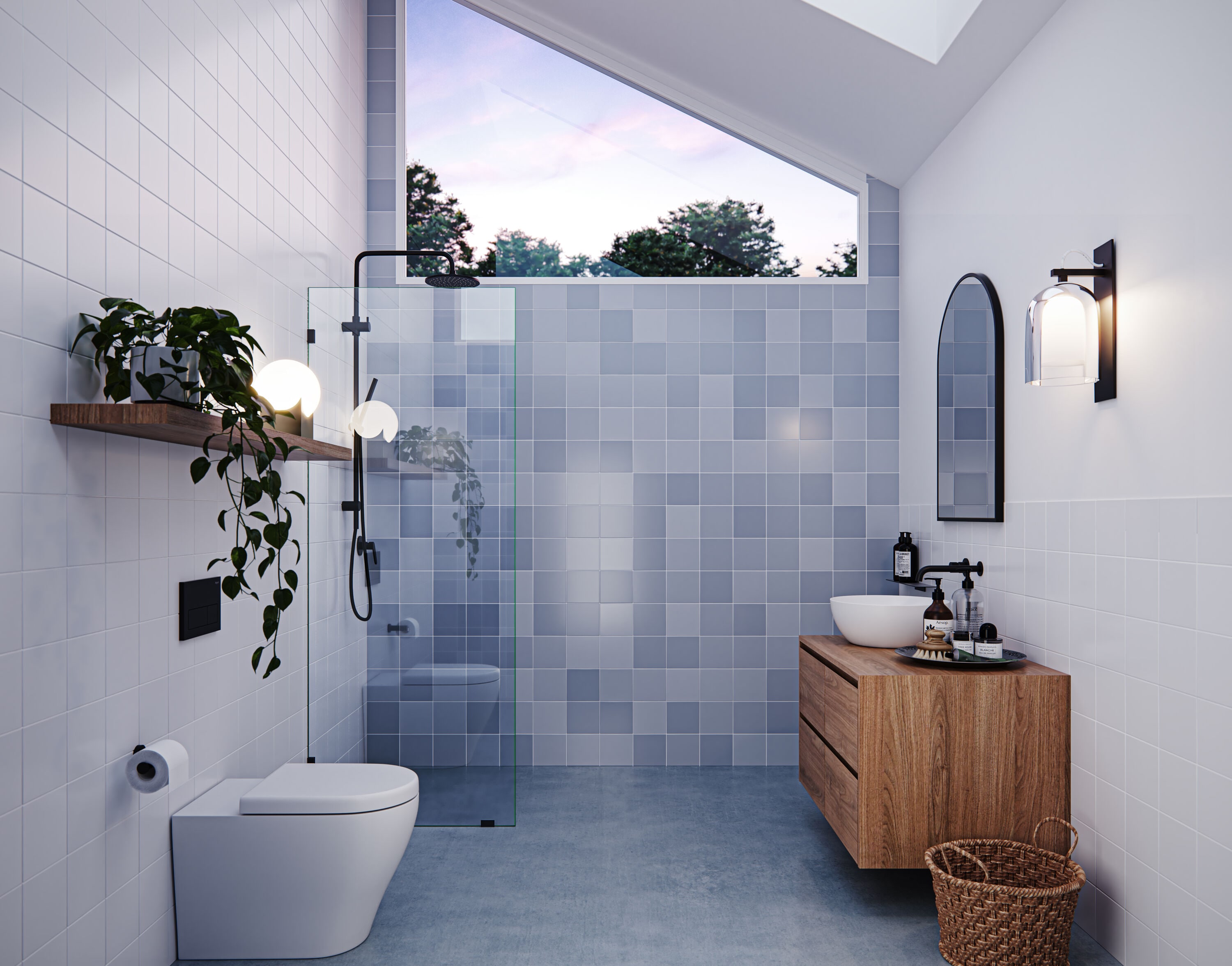 Glass Warehouse GW-SFP-27-MB Shower-Doors - View #2