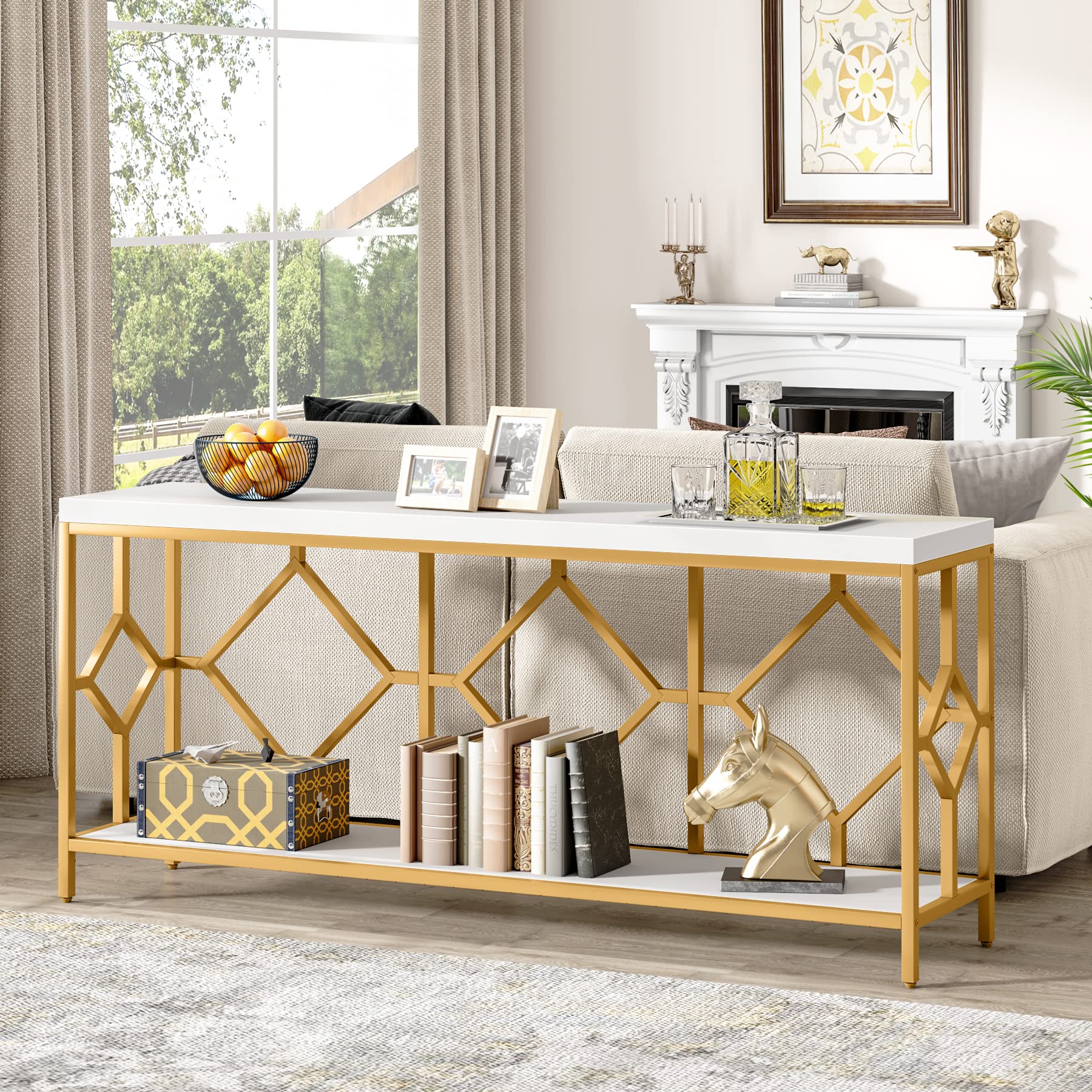 Fnova LWTJ-F1913 Console table Modern Finished Console table