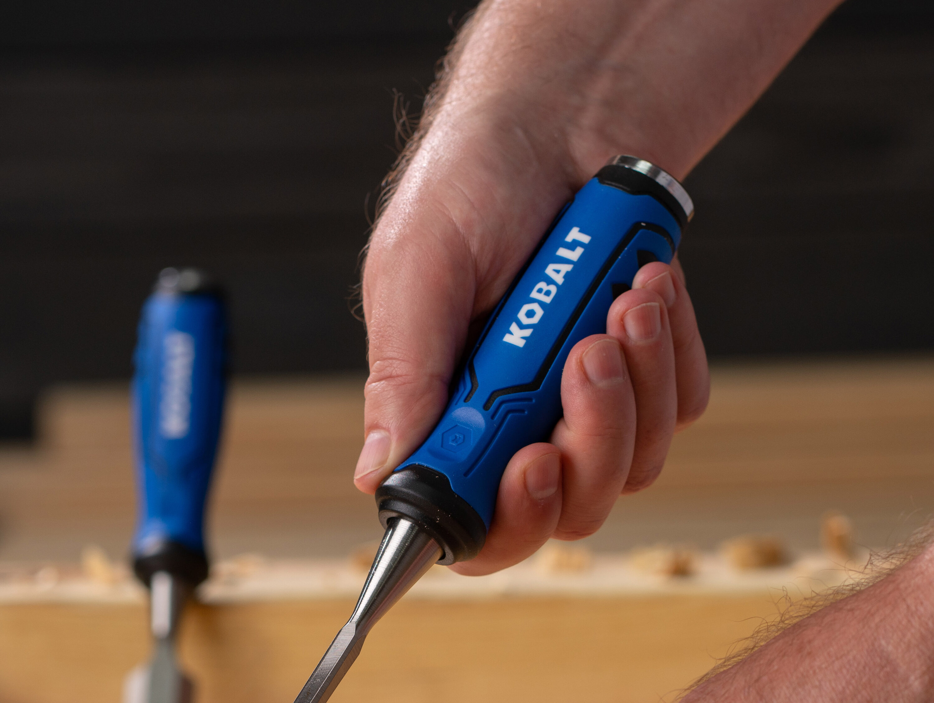Kobalt 3 -Pack Woodworking chisels Set