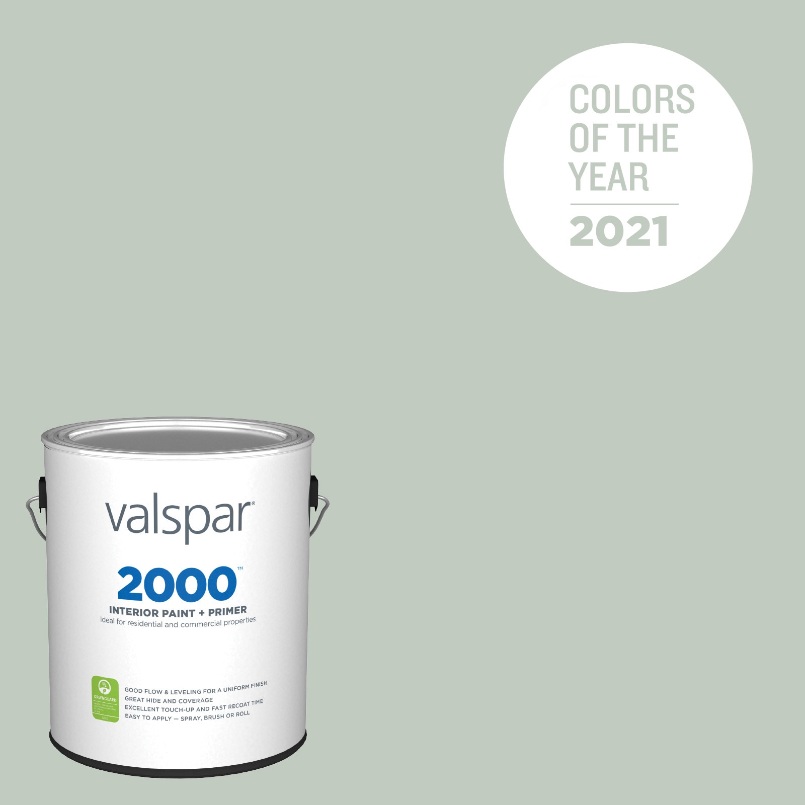 Valspar 5004-3B-26725 2000 Flat Garden Flower 5004-3B Latex Interior Paint Paint + Primer ( 1-gallon )