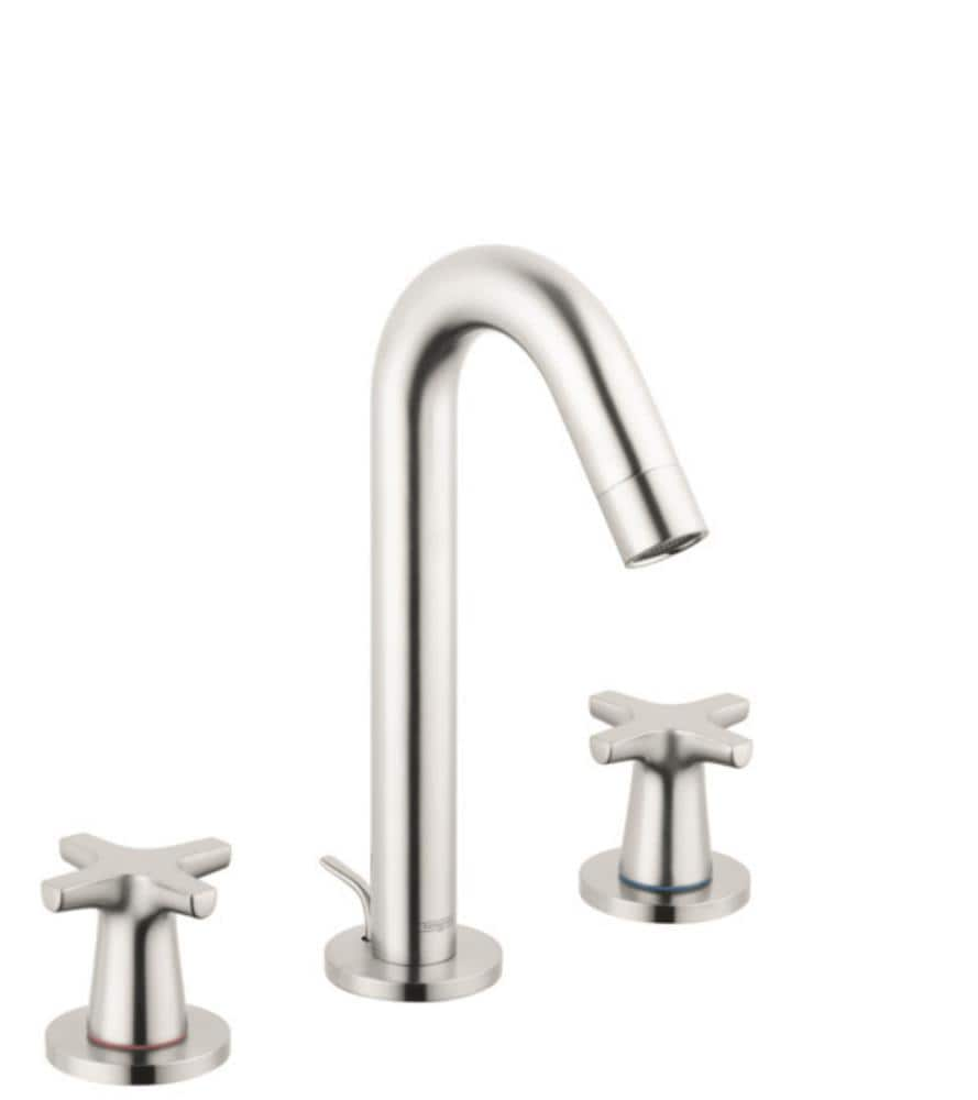 Hansgrohe Logis Brushed Nickel 2-handle Single Hole WaterSense Low-arc ...