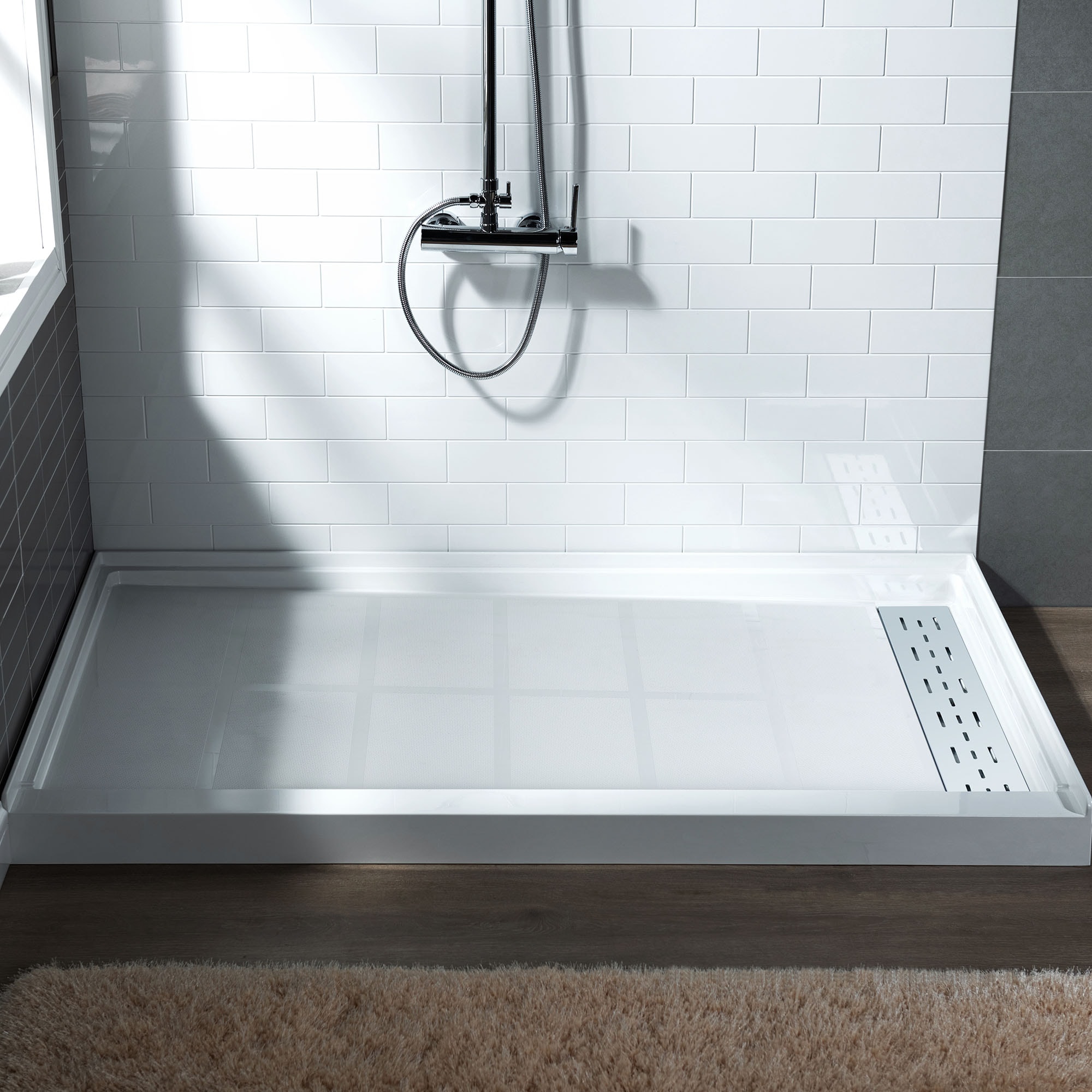 Linear Shower Drains (SP), Satin Finish