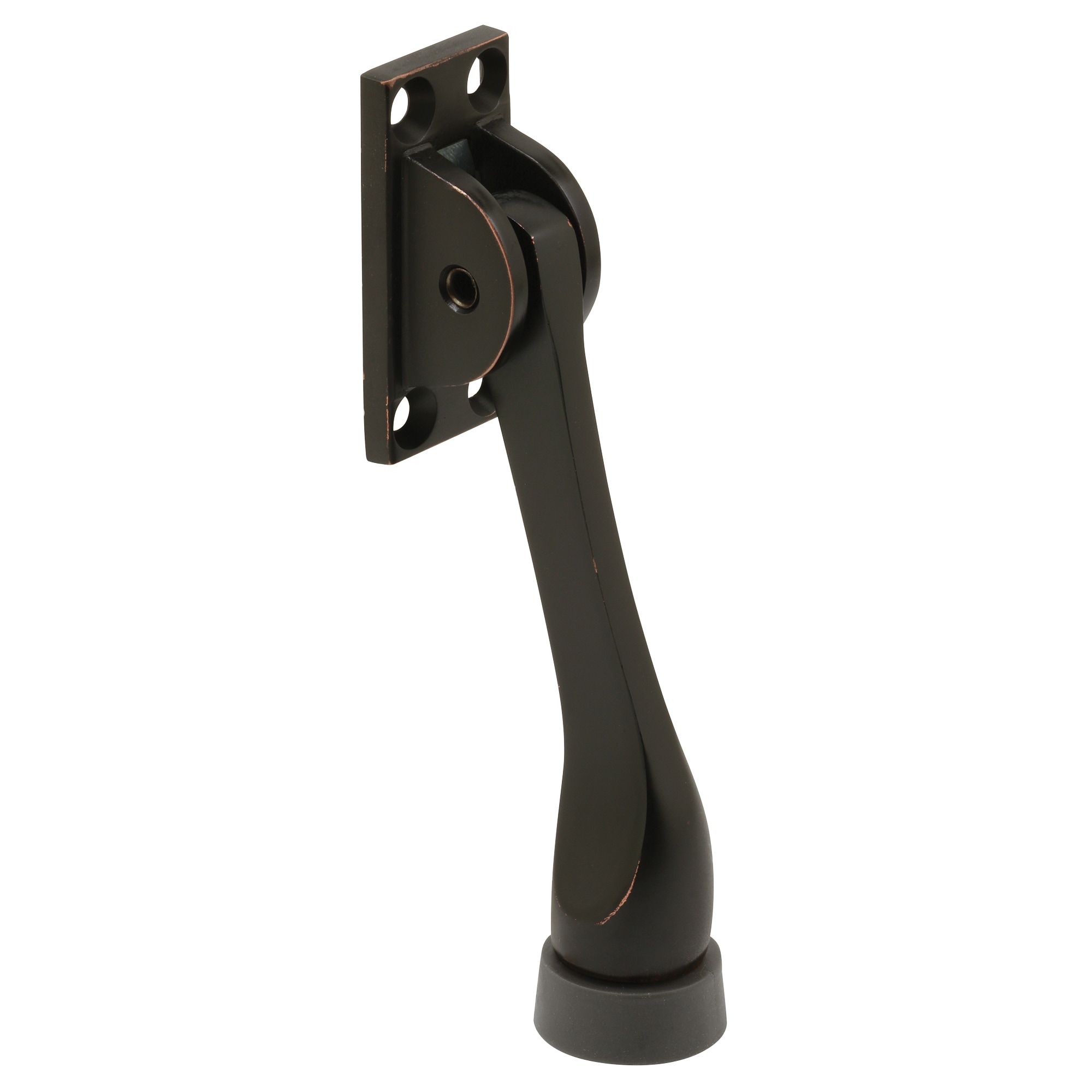 Prime-Line J 4899-M 3-1/2-in Black Kick-down Door Stop