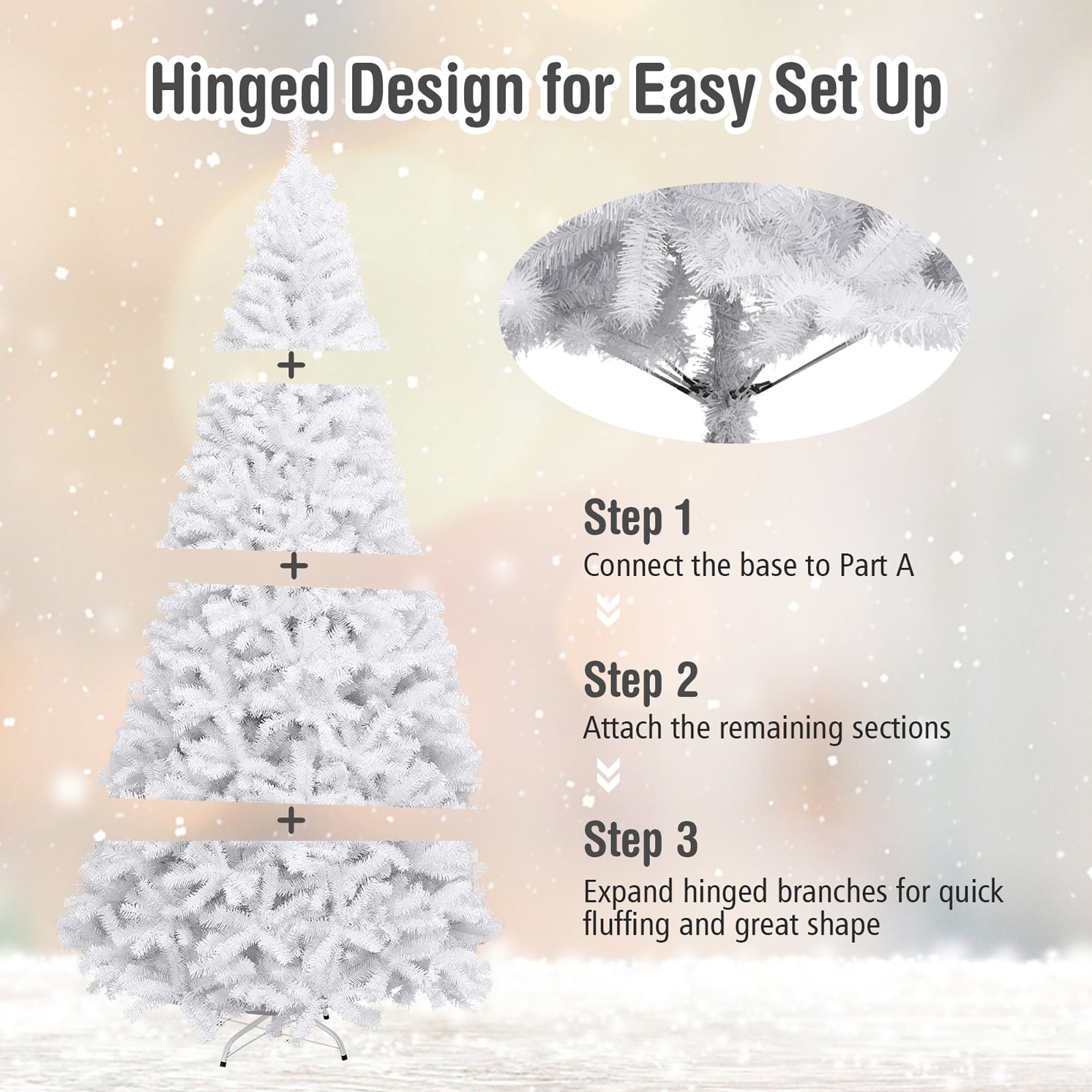 Forclover HYFW-TR102 Artificial-Christmas-Trees - View #6