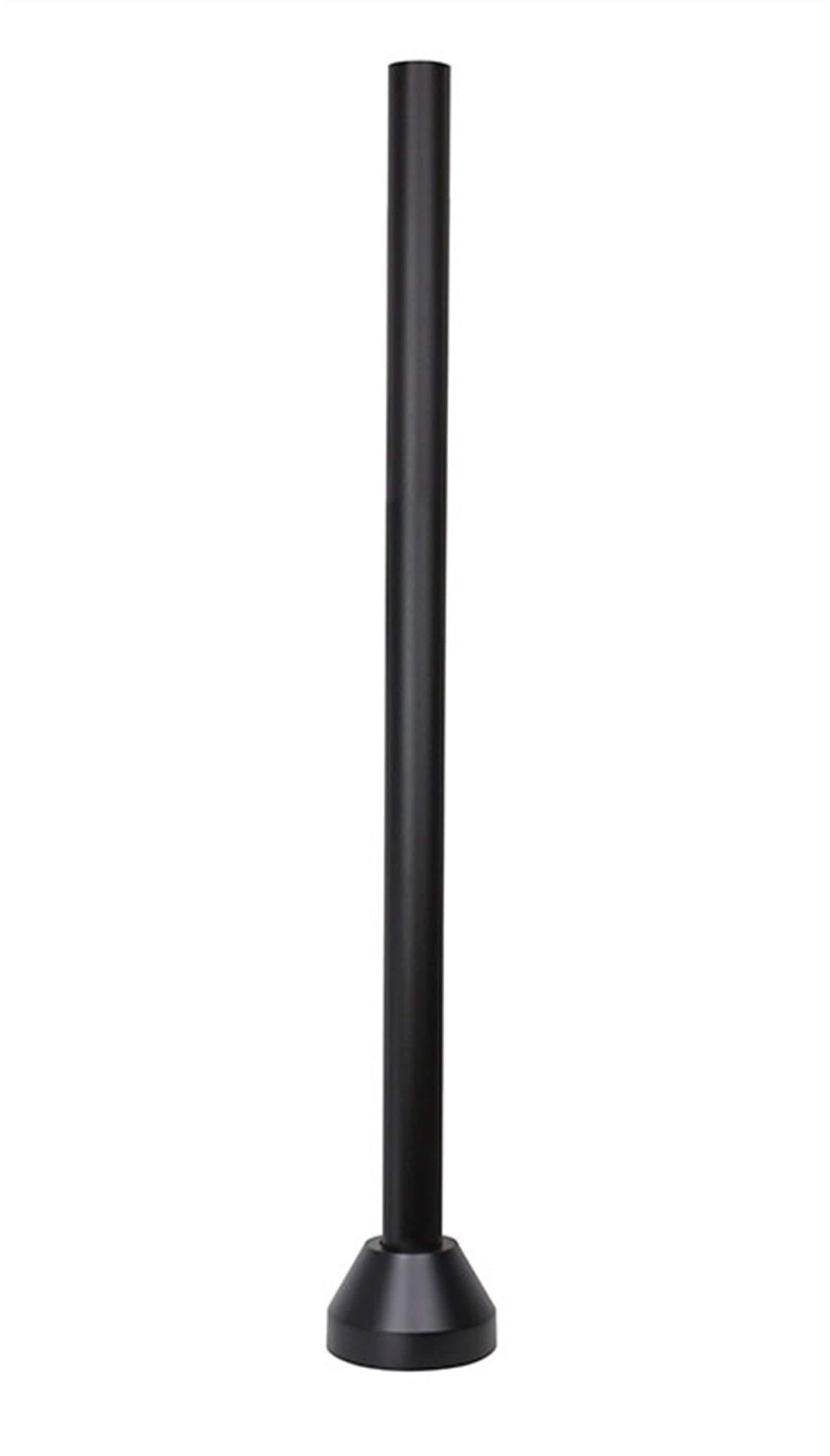 Solus SM6-NCASTV-BK Surface Mount 72-Inches Black Modern/contemporary Outdoor Pole