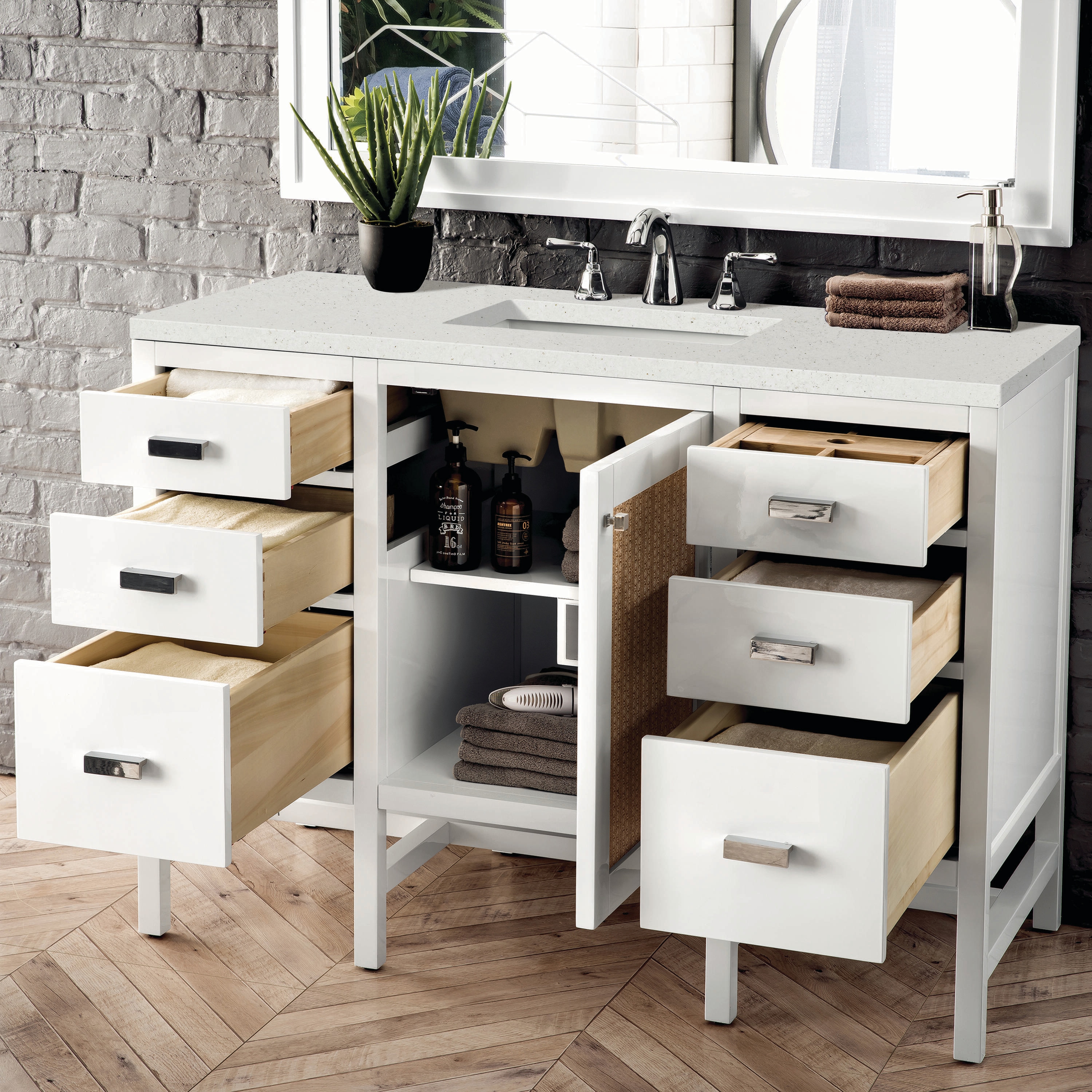James Martin Vanities E444-V48-GW-3LDL Bath-Vanity-Combo - View #6